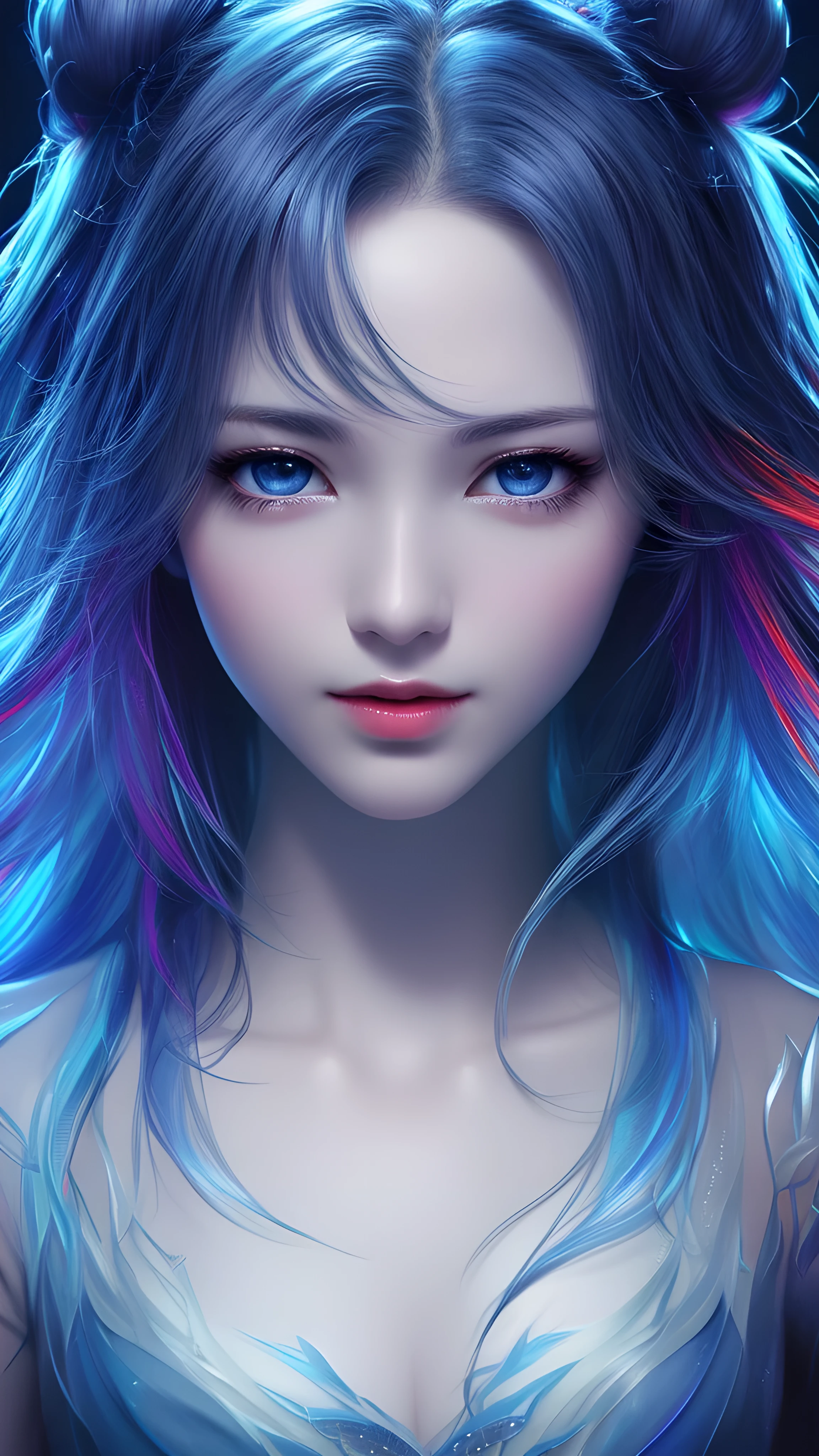 (8k, Raw Photos: 1.2), best quality, illustration, Beautiful painting, 1 female, Pretty Face, Delicate skin, Gorgeous bun, Hair accessories, Hanfu, whole body, High Detail, accent, Color ink painting, Ink splash color, ((((rich and colorful))), lycoris, sketch, Denoising, ink splatter, dramatic, Movie, Particle Effects, Fairy style, White background, Ultra-high resolution, The best shadow, Raw, (HDR) (wallpaper) (Movie lighting) (Clear focus), masterpiece, (Very detailed CG unified 8k wallpaper)