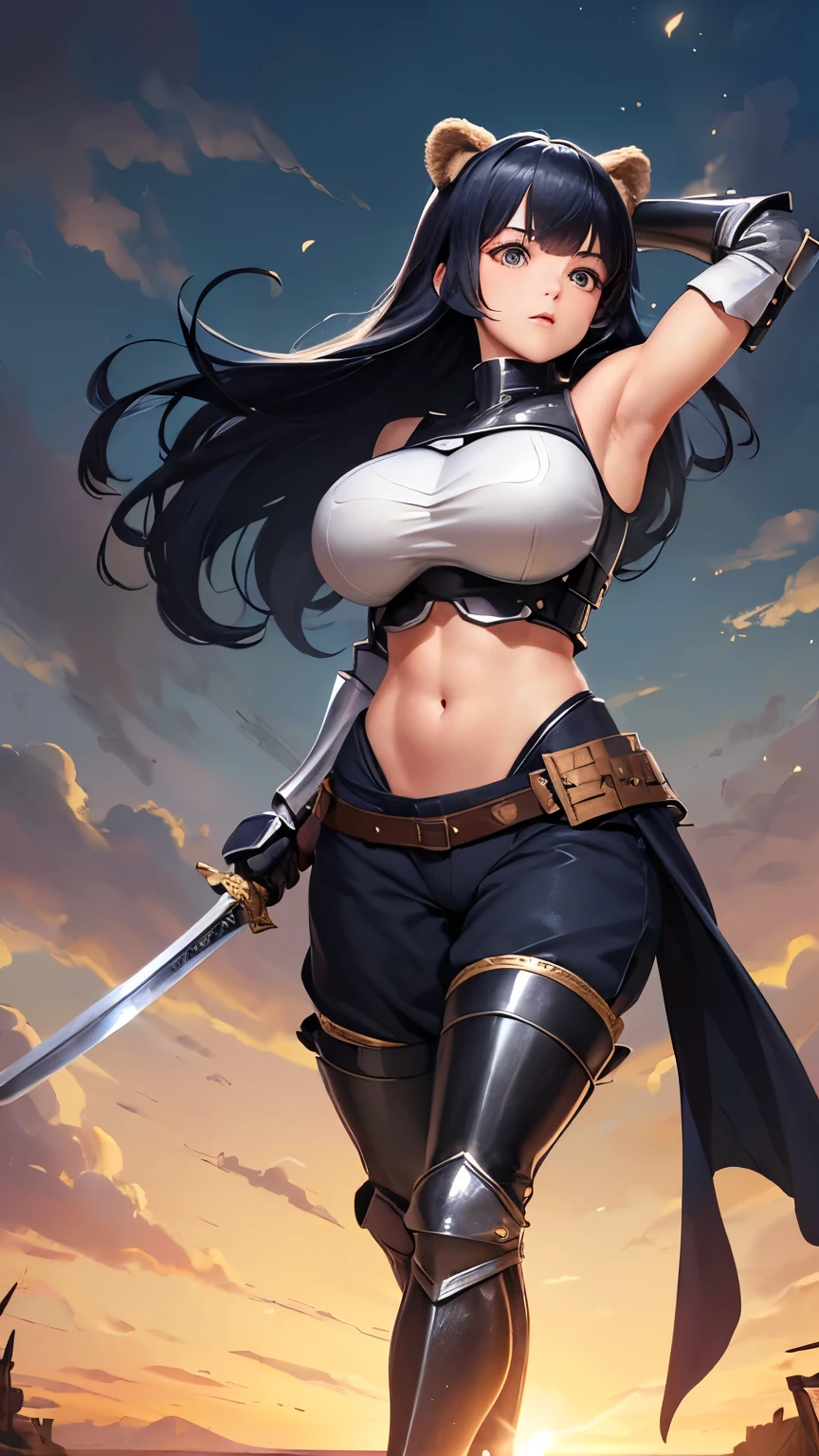 score_9, score_8_up, score_7_up, solid background, cowboy shot, looking at viewer, construction site,
BREAK
Akali from League of Legends, Voluptuous breasts, narrow waist, wide hips, thick thighs, big ass
BREAK
csr style