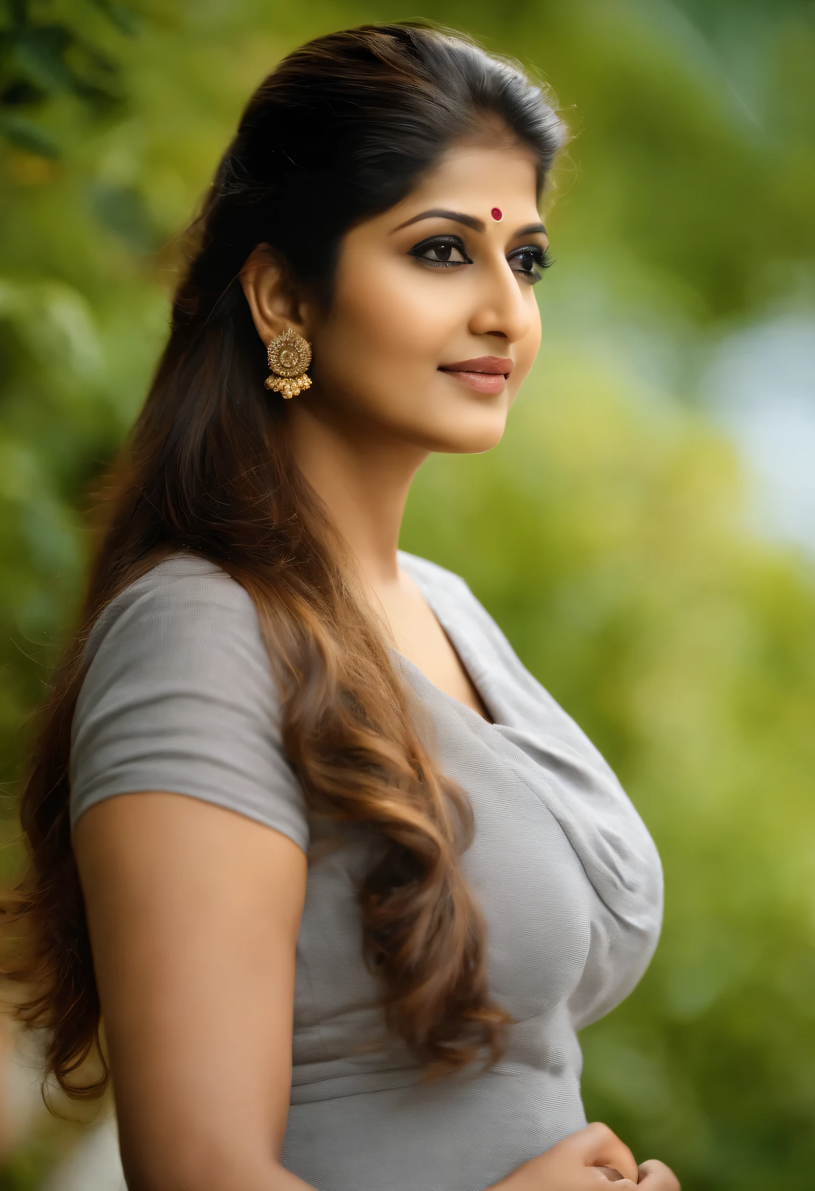 ACTRESS NAYANATHARA professional, (4k photo:1.1) by (ACTRESS NAYANATHARA:0.3), (ACTRESS NAYANATHARA:0.3), (Arian Mark:0.3), (Sharp focus:1.3), high detail, wearing (lingere:1.2), beautiful detailed face, hazel eyes, long blonde hair, (attractive ACTRESS NAYANATHARA:1.3), (seductive:1.1), (blushing:1.1), hourglass body shape, small round breasts, wide hips, in background sea , OPEN big