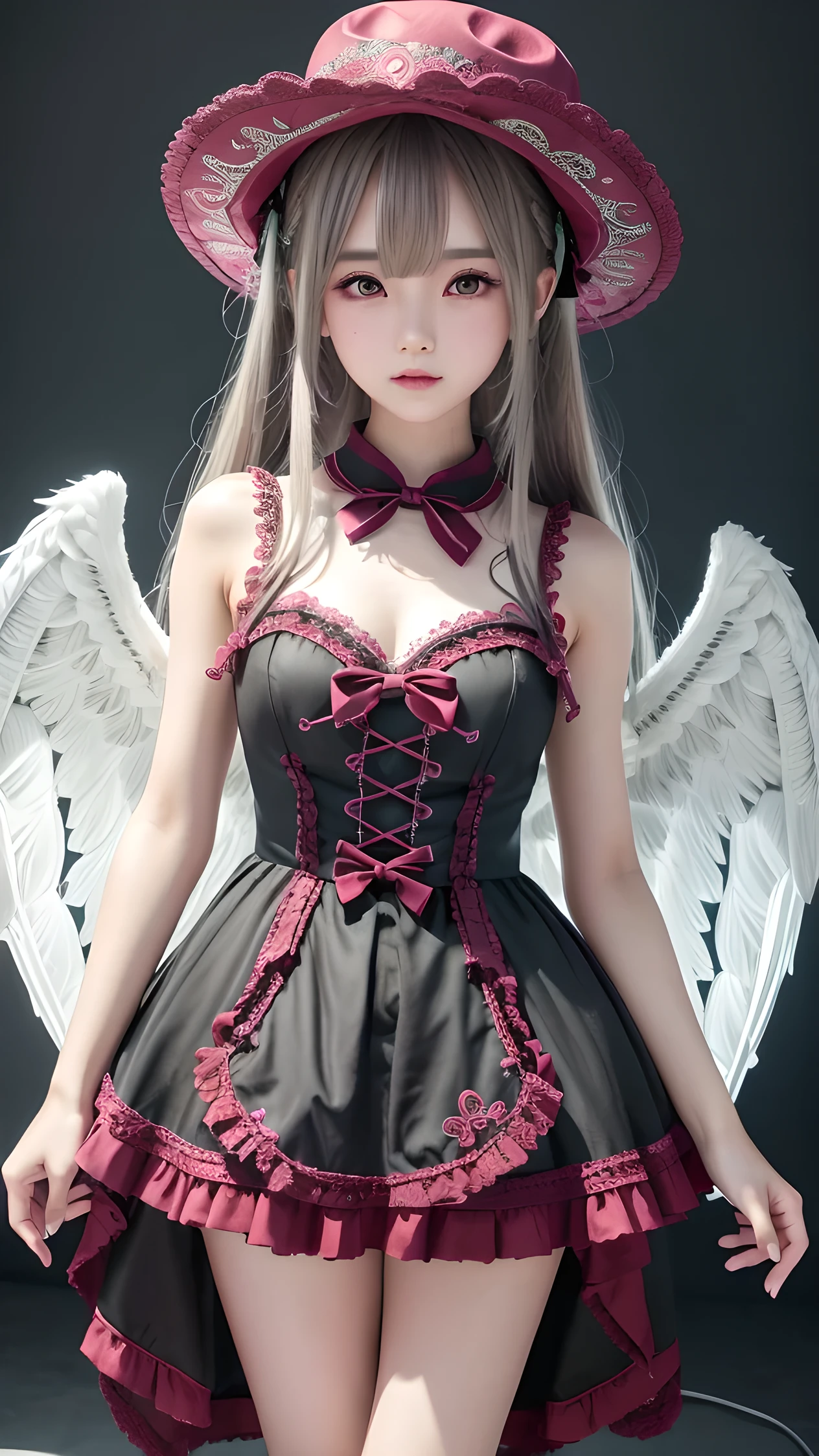 , girl, Beautiful girl, Lovely, Sexy, Strong, slim, Beautifully, Smile, (ta clothing), High Legs, Metal, ultra color, Paisley, hat, mandala, The near future, Heaven, Angel, feature, wing, Helix lamp