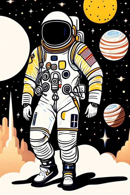 Spacesuit, An illustration