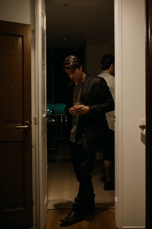 "He won't come to the party, he just decided."