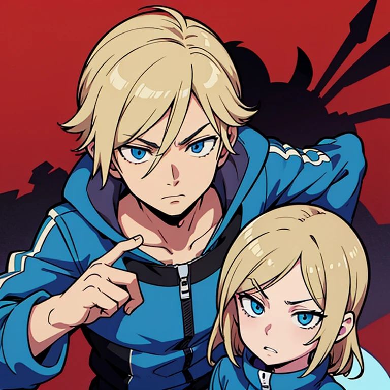 Anime, World trigger, male, adoult, wallpaper, darkblond, epic, one persone, blue eyes