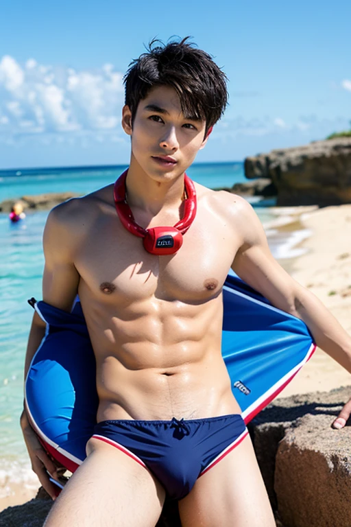 male　Age 28 Lifesaver swimwear