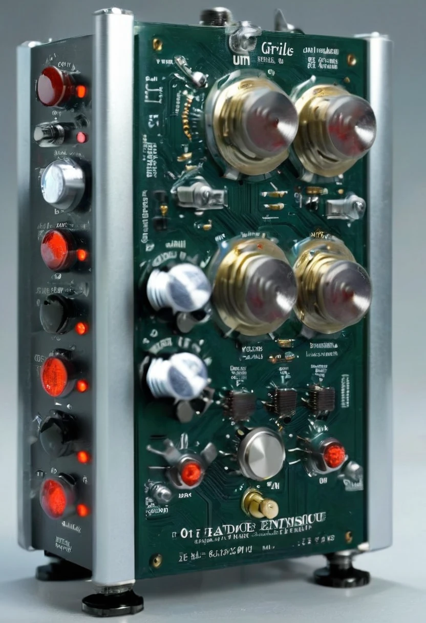 une triode, tension de chauffage, haute tension en circuit anodique, un signal alternatif en circuit de grille, tension de dépolarisation en circuit cathodique, gain anodique 