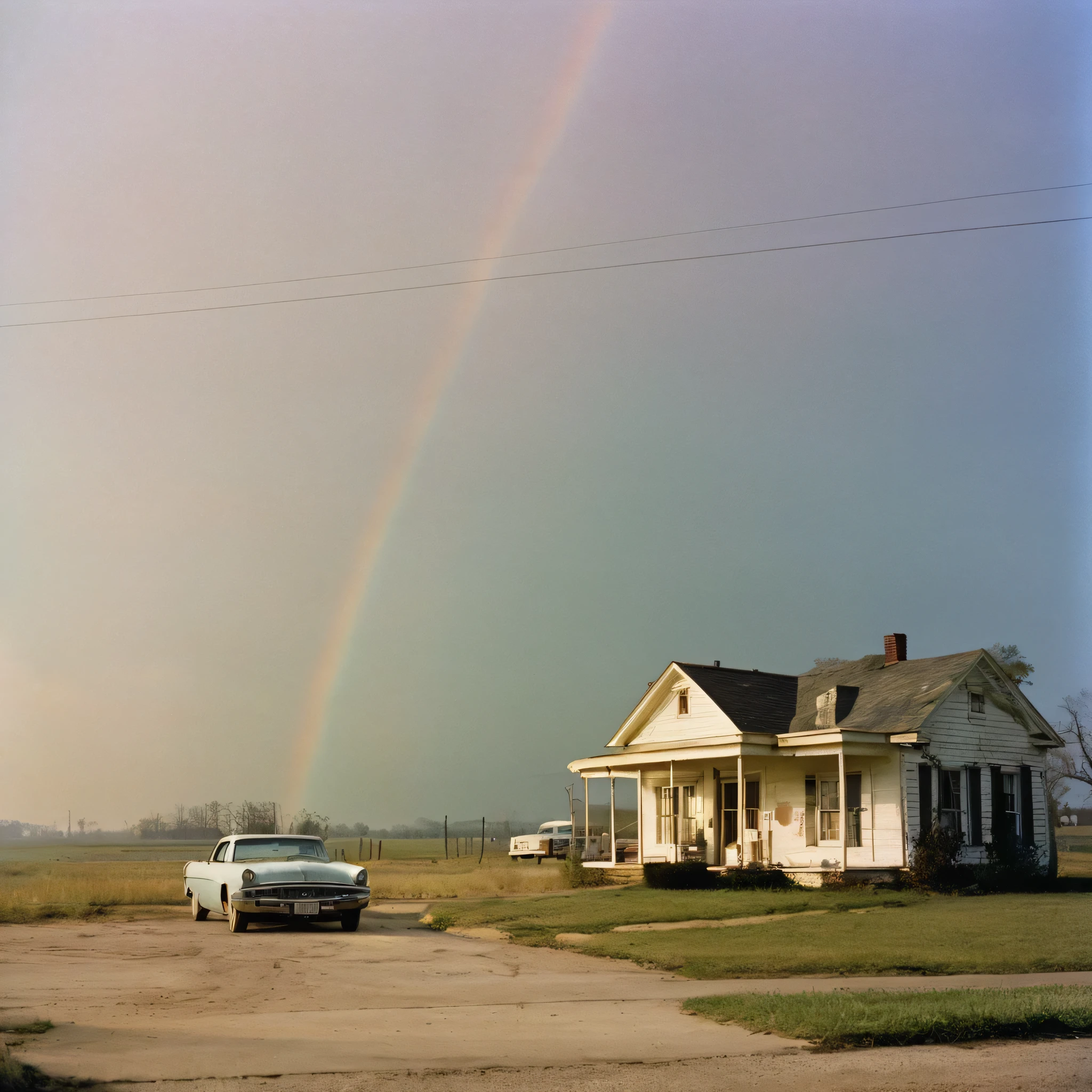 a house by william eggleston, sunrays, beautiful,  