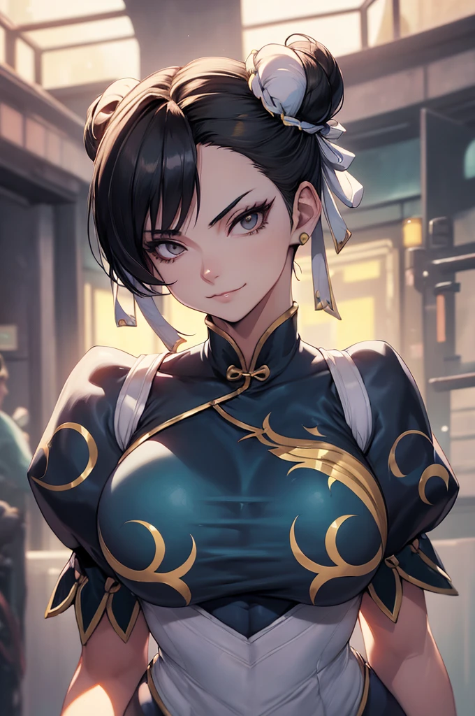 raios de luz,chun li,belo corpo,mulher jovem,short black hair , badass , colan,May,coxas torneadas,Evil Smile,juri han,chifres de cabelo,detalhes do corpo,low yellow lighting,raios de luz belo corpo detalhado,coxas
