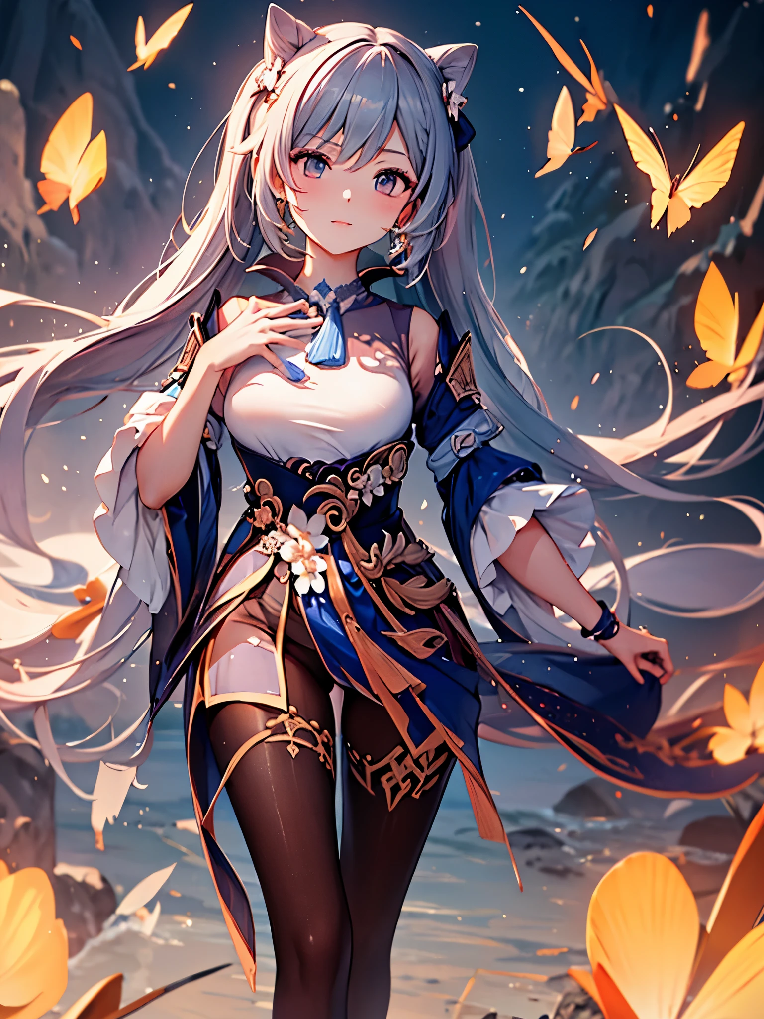 masterpiece, best quality, 8K quality, beautiful, attractive, gorgeus, keqing
