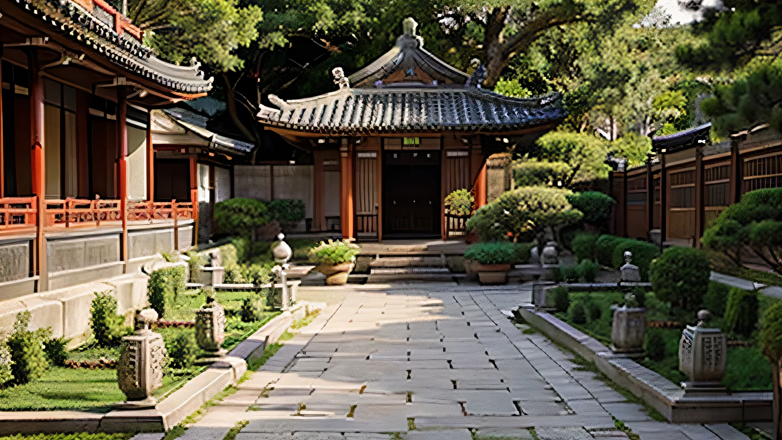 Chinese style garden