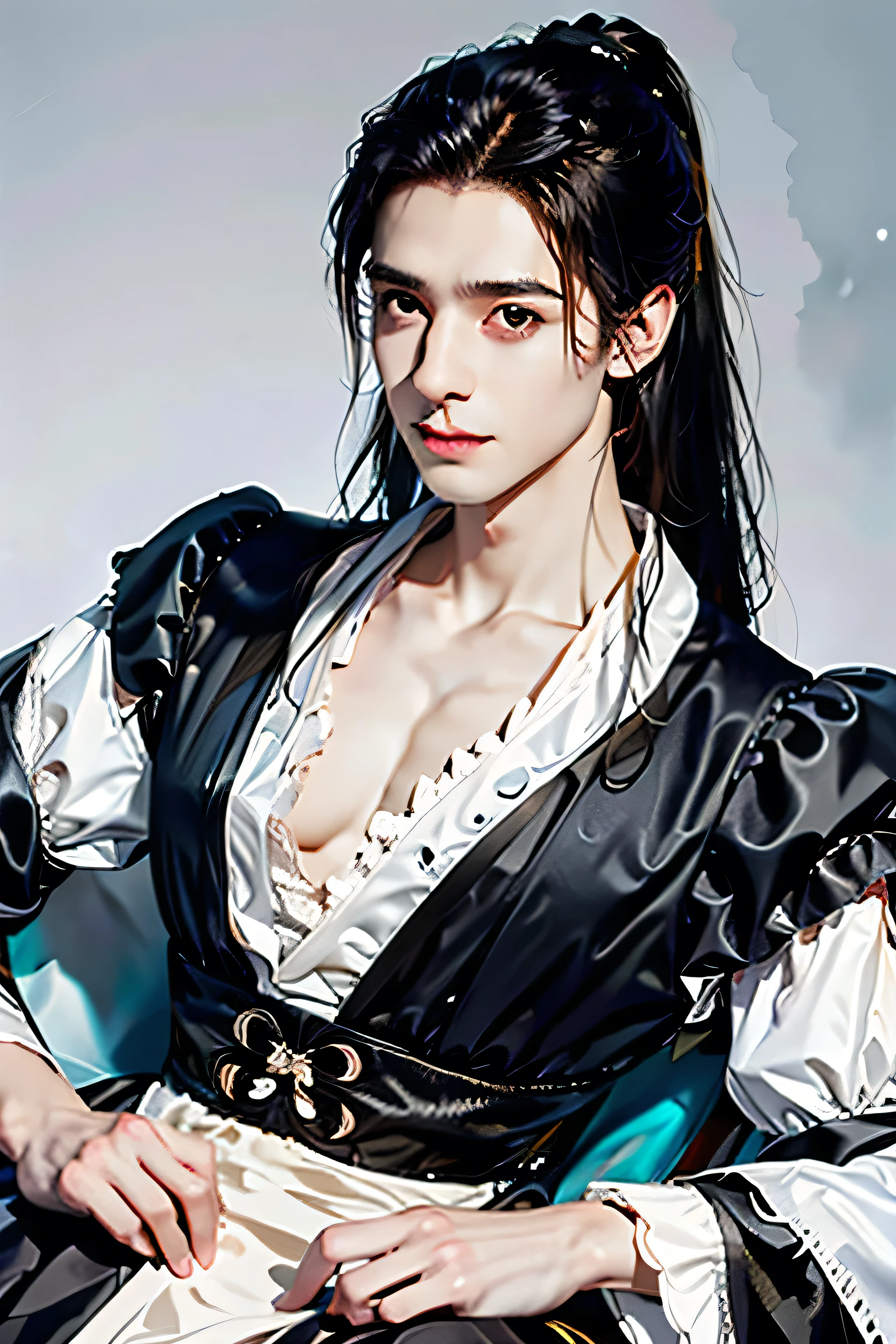battle maid, Victorian Maid Clothes, rough, rkgk, High angle
