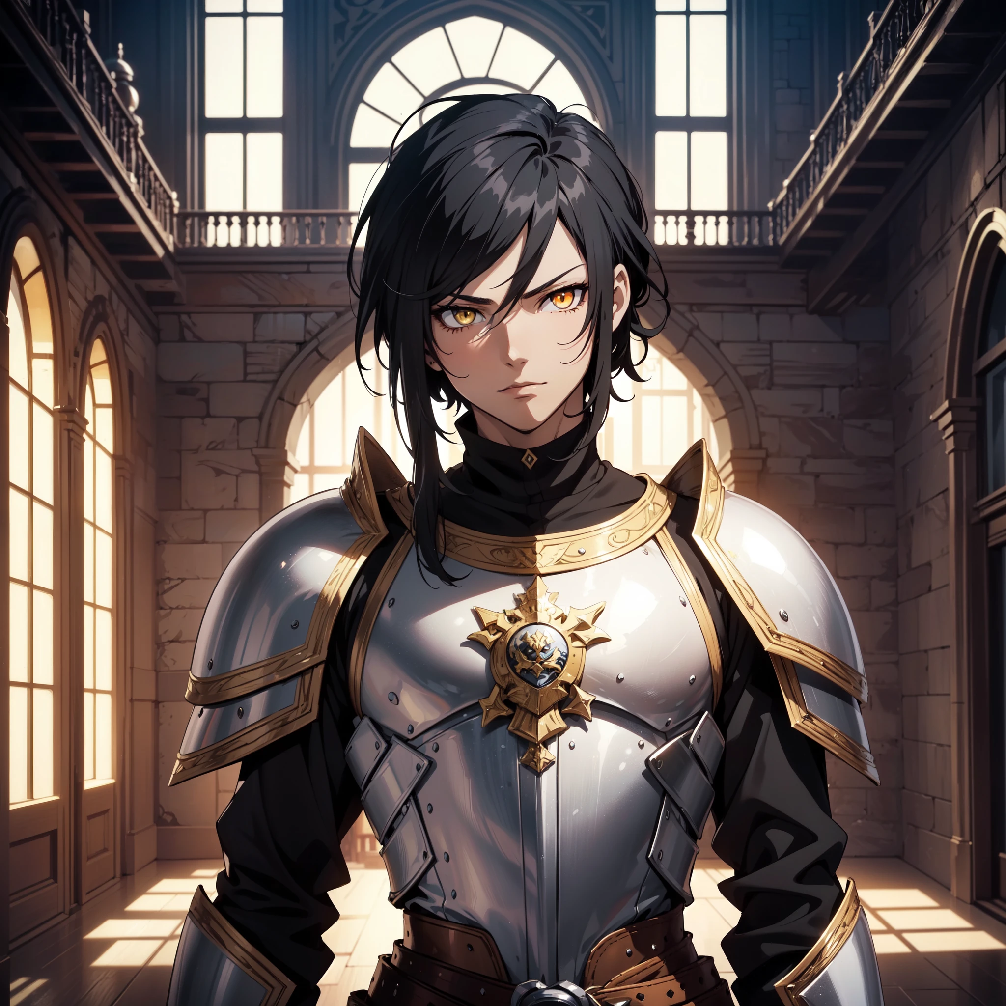 128K Ultra High Definition,
128K Ultra High Quality,
128K Ultra High Resolution,
Best Definition,
Best Quality,
Best Resolution,
Perfectly Detailed,
Perfectly Designed,
Extremely Detailed,
Extremely Designed,
Hyper Detailed,
Hyper Definition,
Hyper Quality,
Hyper Resolution,
Masterpiece,
(((Anime))),
Body Shot,
(((Boy))),
Handsome,
Muscular Body,
(((Black Mid Hair))),
(((Yellow Eyes))),
(((Hyper Detailed & Perfectly Designed With Ultra High Quality Warlord Armor))),
(((Inside Of Medieval Royal Palace Background Scenery))),