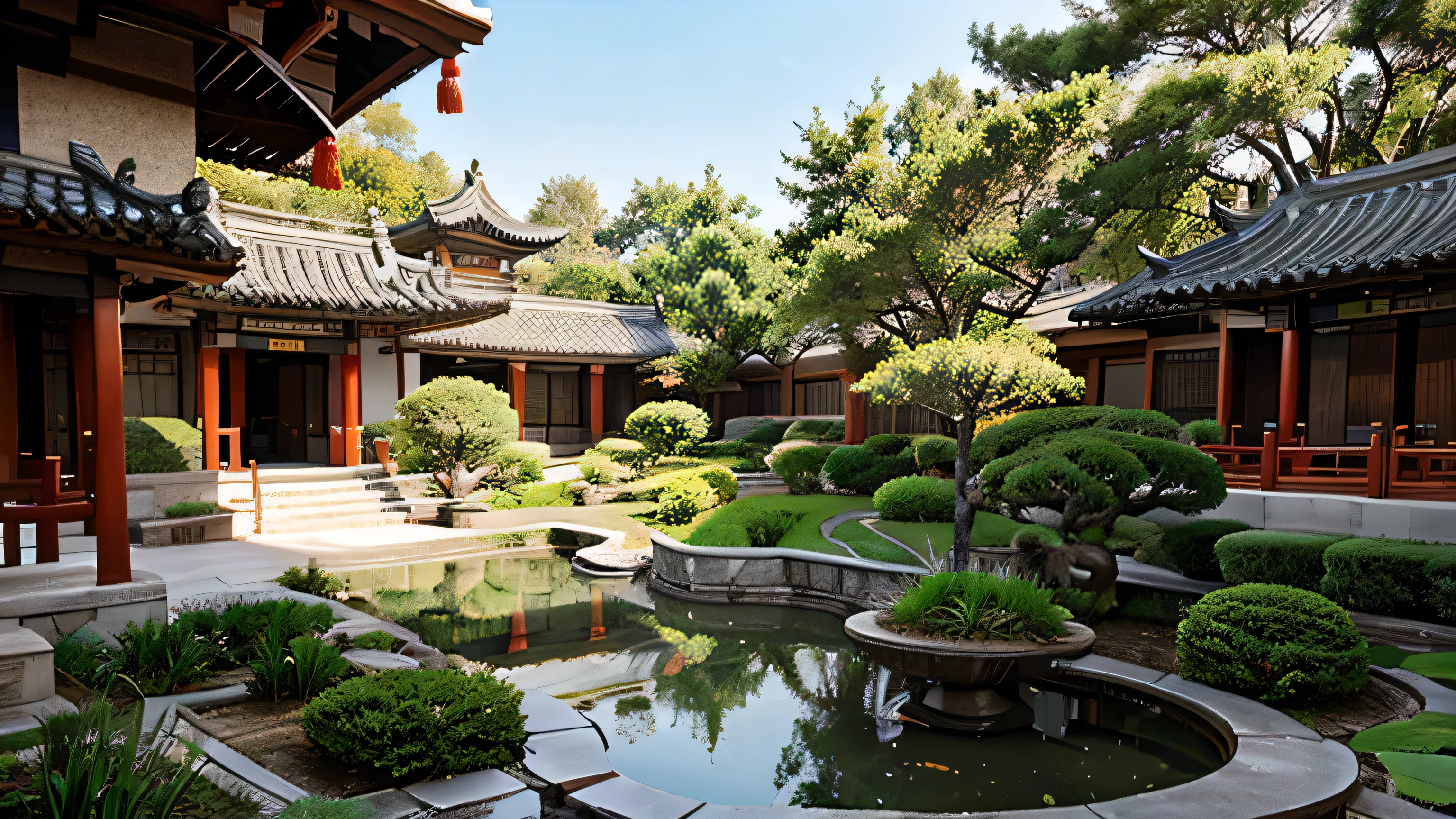 Chinese style garden
