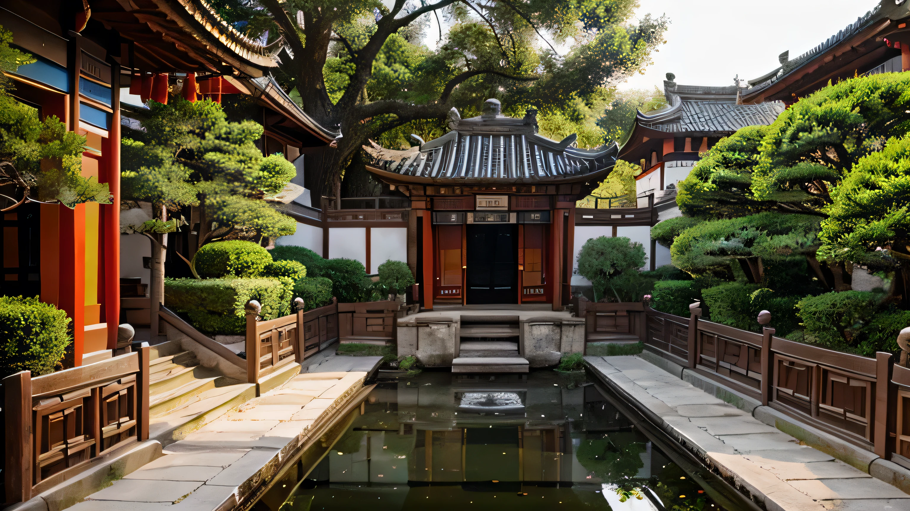 Chinese style garden