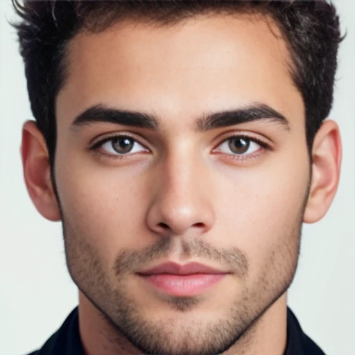 image of 5 a jew men, focus on face.