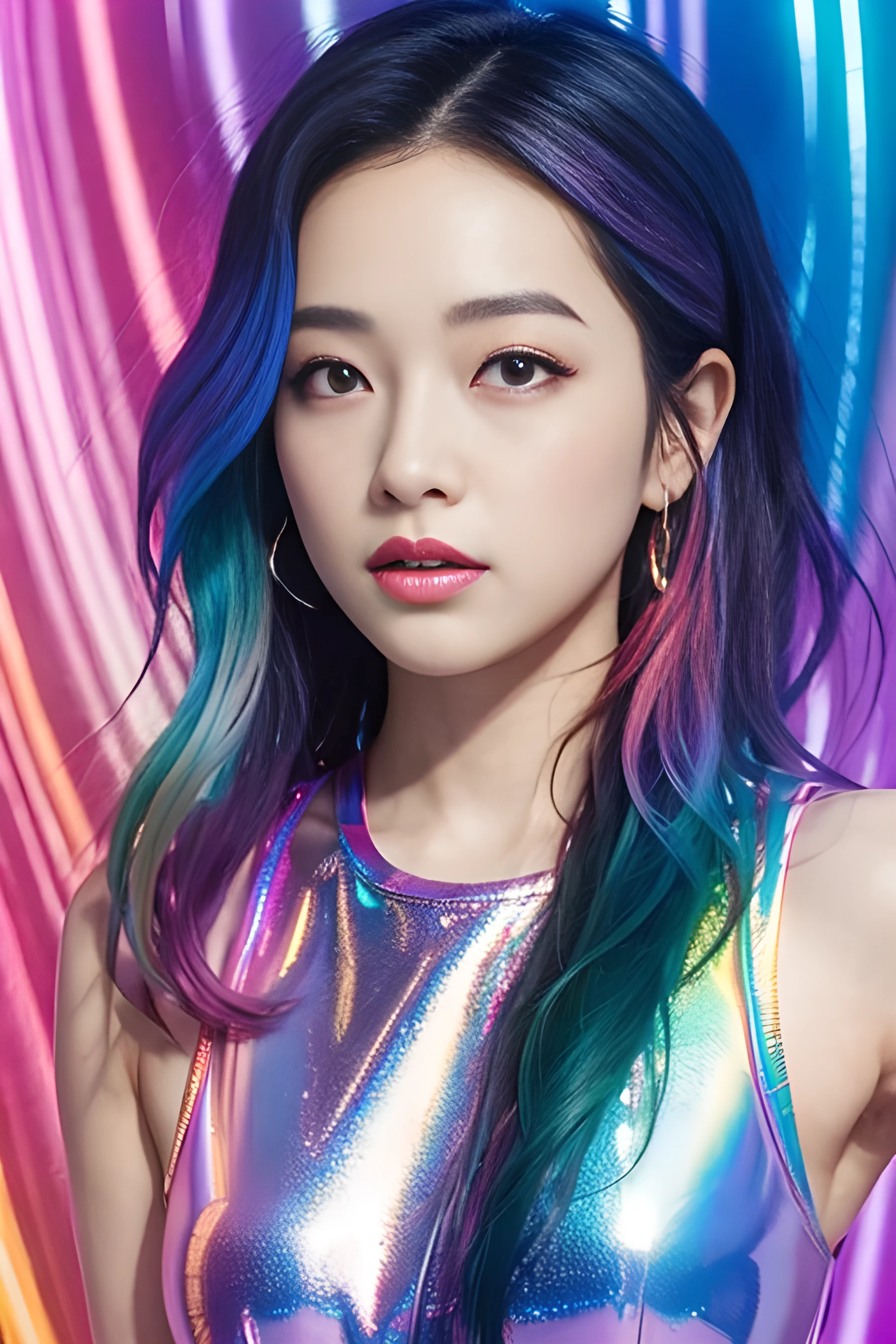 xxmixgirl,flowing rainbow colored Holographic background. keyword: Nike, Holographic, Iridescent, Vaporwave, fluid, GLOW, 