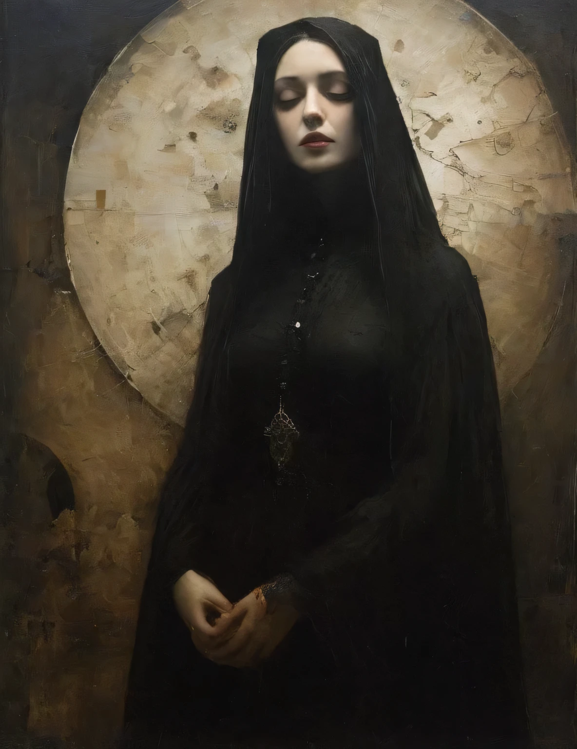 James Gurney, Surrealist art , dream-like, Mysterious, Provocative, symbolic, Complex, detailed,, (Gothic but very beautiful:1.4), (masterpiece, highest quality:1.4) , Nicola Samori Style,