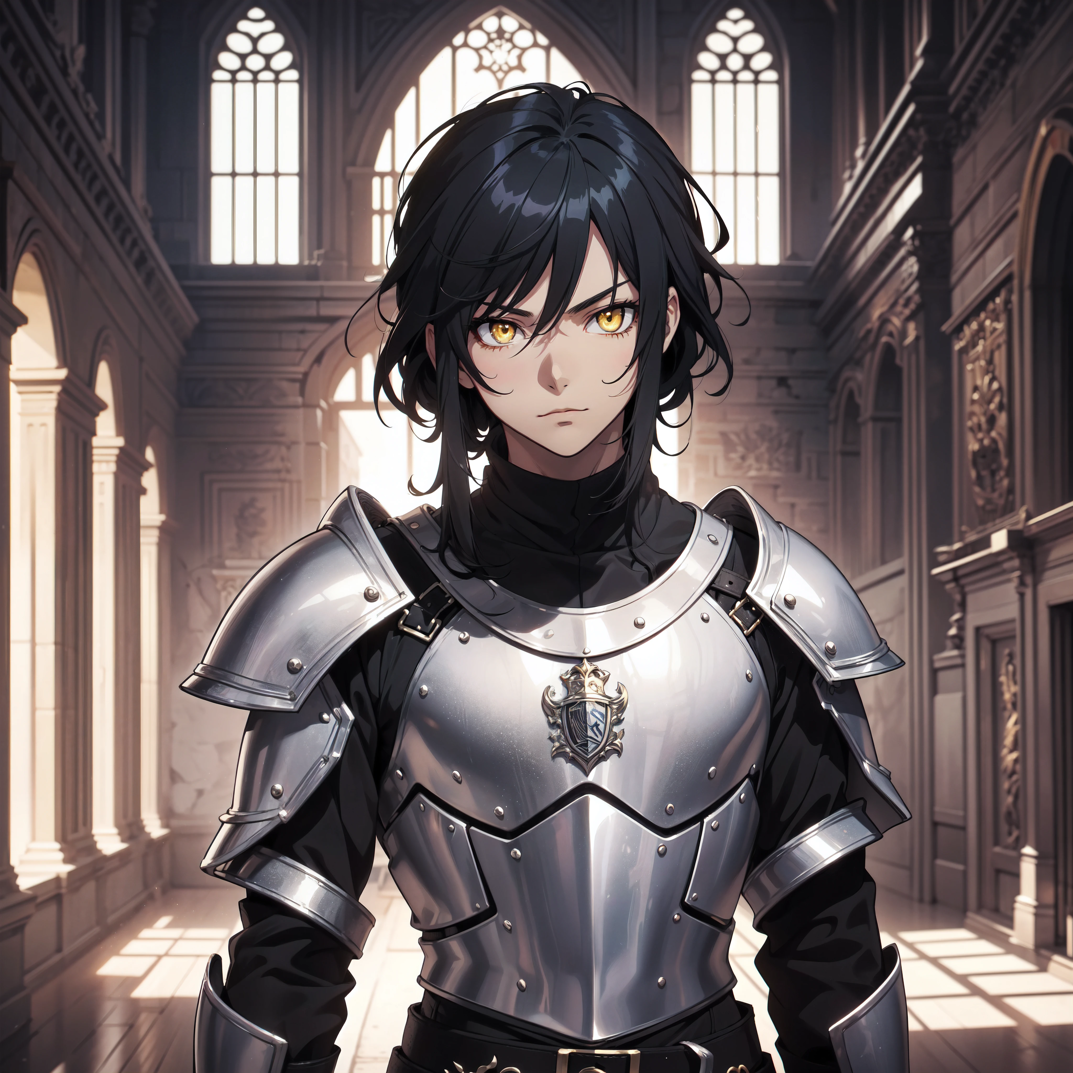 128K Ultra High Definition,
128K Ultra High Quality,
128K Ultra High Resolution,
Best Definition,
Best Quality,
Best Resolution,
Perfectly Detailed,
Perfectly Designed,
Extremely Detailed,
Extremely Designed,
Hyper Detailed,
Hyper Definition,
Hyper Quality,
Hyper Resolution,
Masterpiece,
(((Anime))),
Body Shot,
(((Boy))),
Handsome,
Muscular Body,
(((Black Mid Hair))),
(((Yellow Eyes))),
(((Hyper Detailed & Perfectly Designed With Ultra High Quality Warlord Armor))),
(((Inside Of Medieval Royal Palace Background Scenery))),