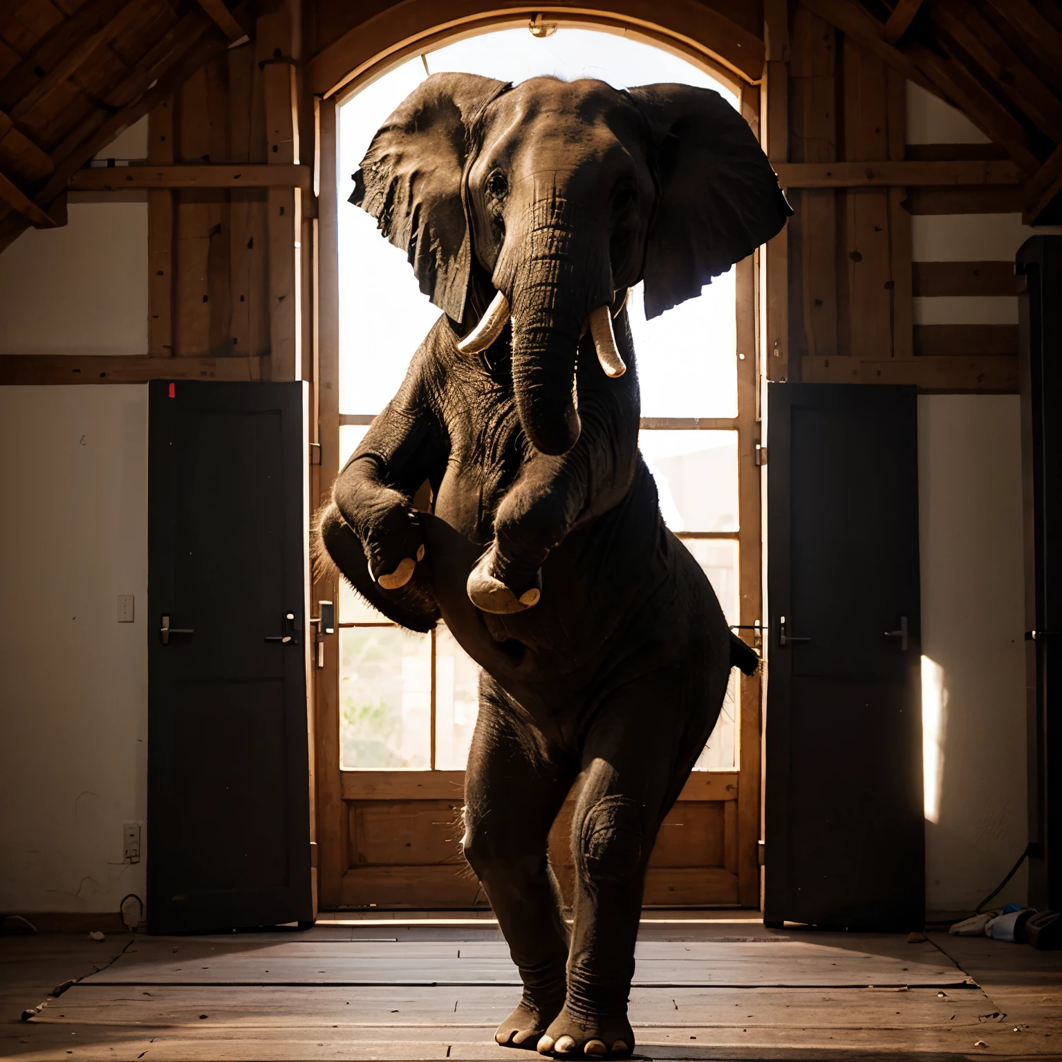 Create elephant dancing