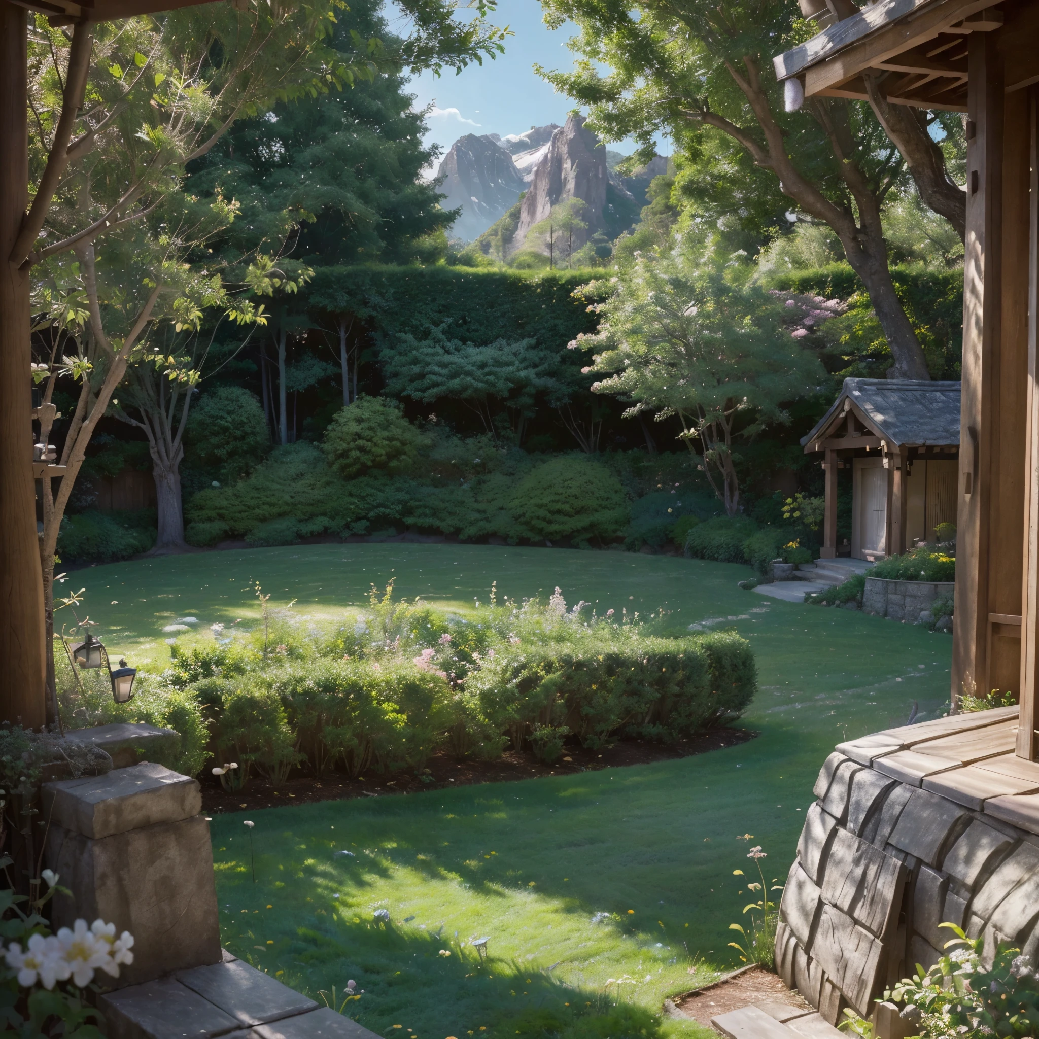 (Best quality, high resolution, ultradetailed: 1.5), Animation studio scene, Girl Studios Ghibli, whimsical atmosphere, (female animators at work), vibrant colors, intricate details, Japanese art style, traditional paper textures, (pencils and markers scattered around), soft natural lighting, focusing on the creativity and passion in every frame, (expressive eyes and precise facial features), artistic brushstrokes, inspiring every soul with tales of wonder and magic, (masterpiece: 1.1), (Ghibli signature elements: 1.2), blossoming trees, lush gardens, mountains, and mythical creatures, (cinematic