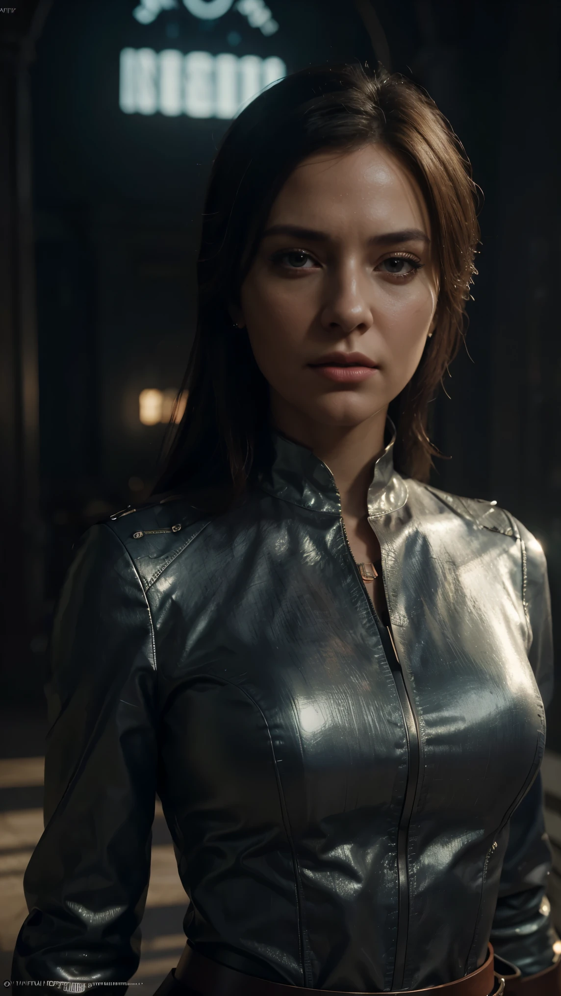 hyper real photo of [daenerys targaryen|Emilia Clarke], beautiful, sexy, brunette, short hair, black hair, full body shot, fighting stance, battle, realistic proportions, realistic pupils, glowing closed fist, wearing vest, black inner round neck shirt, wearing camouflage pants, waering black boots, attack stance, cinematic lighting, 8k resolution, front lit, HDR, sunrise, RAW photo, Nikon 85mm, Award Winning, Glamour Photograph, extremely detailed, beautiful Ukrainian, mind-bending, Noth-Yidik, (blue top:0.6),