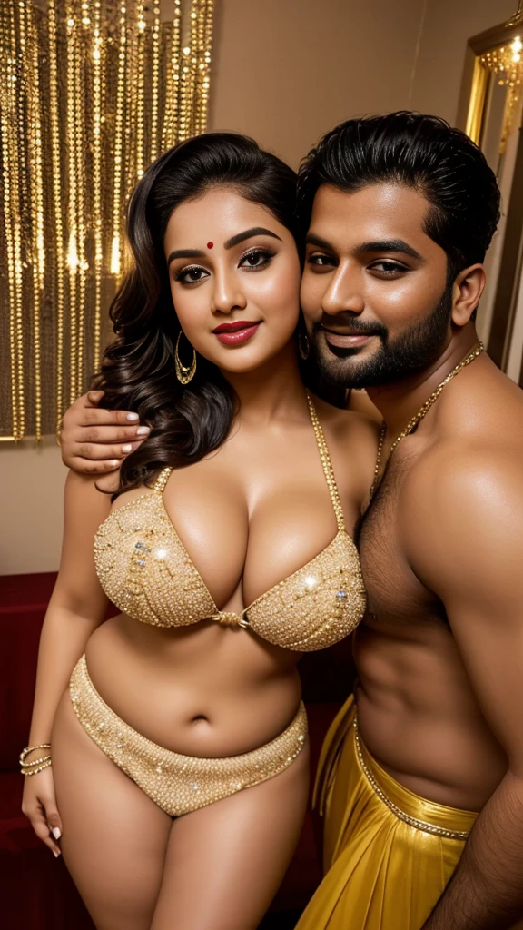 20yo in first night in bead kissing my husband sexy photo first night in bead kissing first night First night in bead kissing of marriage, sexy photo Suhaag Raat with my husband masterpiece, (photorealistic:1.4), best quality, beautiful first night in bead kissing my husband,Eleanor Woman 20yo Old Big Breasts, Plus Size Model lipstick Bun lHair Bun Hair Hair Lifts Skirt Up Raised bikini, wearing Sexy bikini plus size. First night in bead kissing of marriage, Suhaag Raat with my husband sexy photo