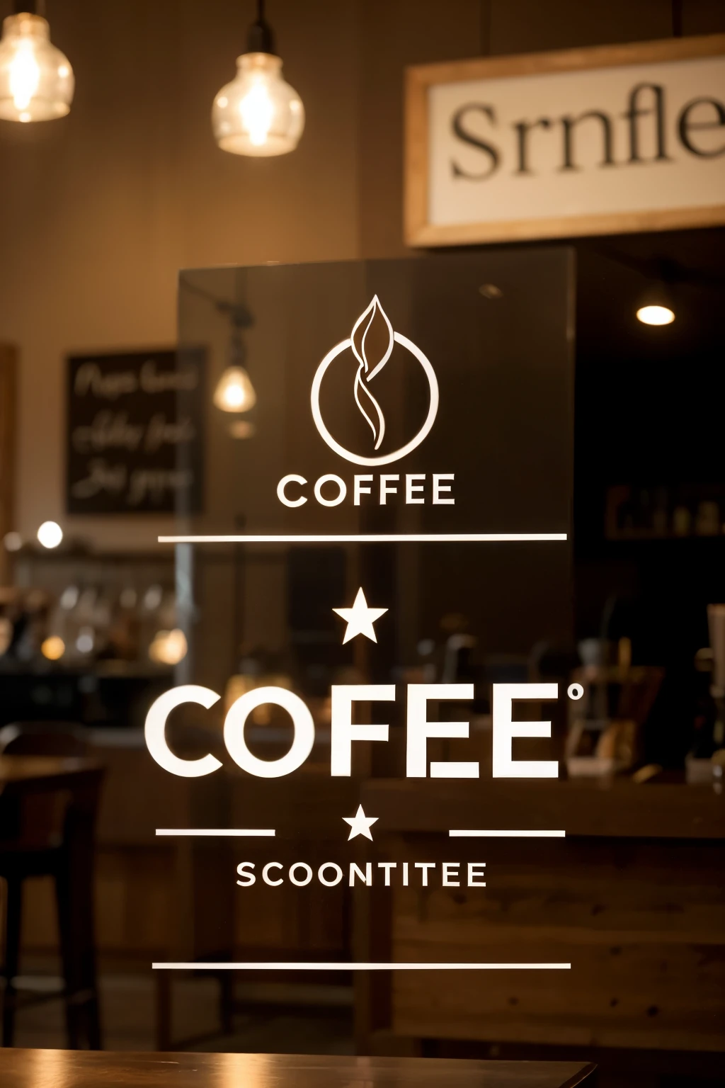 logo for a Coffee Shop that has the name In-transition coffee