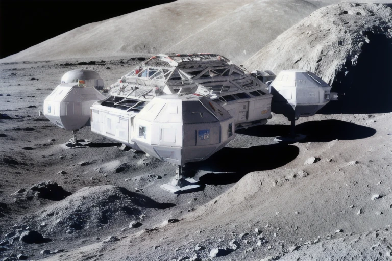 (Realista:1.5) EdobSpace1999Eagle, on the surface of the moon 