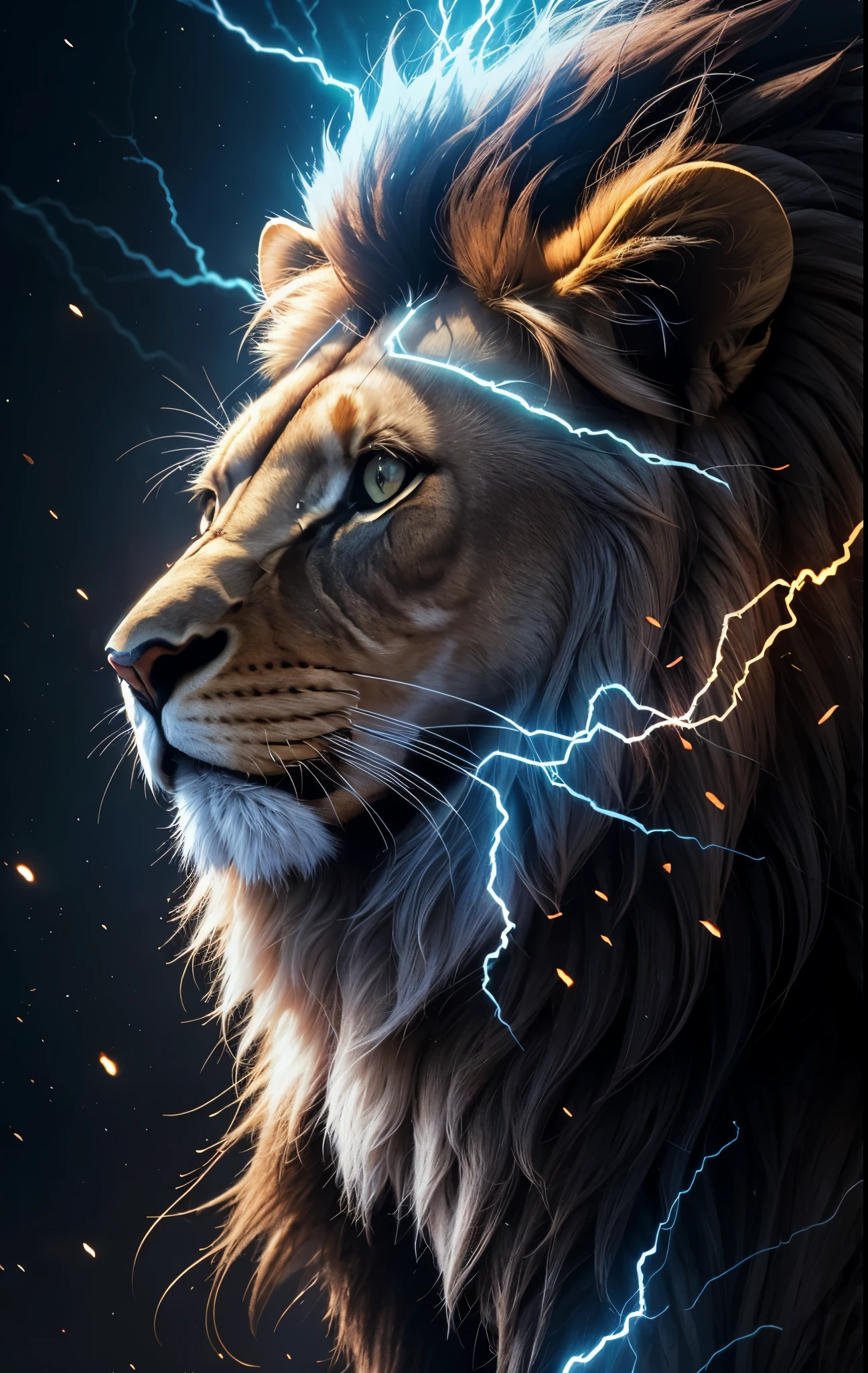 lion, Divine lion, naturais, Natureza, Natureza, Linda, Rendering, Fotorrealista, UltraHigh definition, 4K, texturasdetalhadas, thunder, sombras detalhadas, cores detalhadas, por do sol, sol se pondo, sunset, Natureza Linda, Grande Divino, por do sol, contraste detalhado, Contraste realista, high resolution, cores detalhadas, fogo, eletricidade, divina criatura, 8k, Realista detalhado, 16K, 8k, High definition, contraste detalhado, Contraste realista, high resolution, cores detalhadas, fogo, eletricidade, divina criatura, 8k, Realista detalhado, elegante,