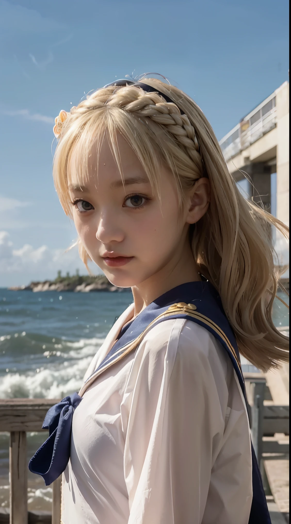 Sailor Moon, an anime made by Japan , 1girl, blonde hair,