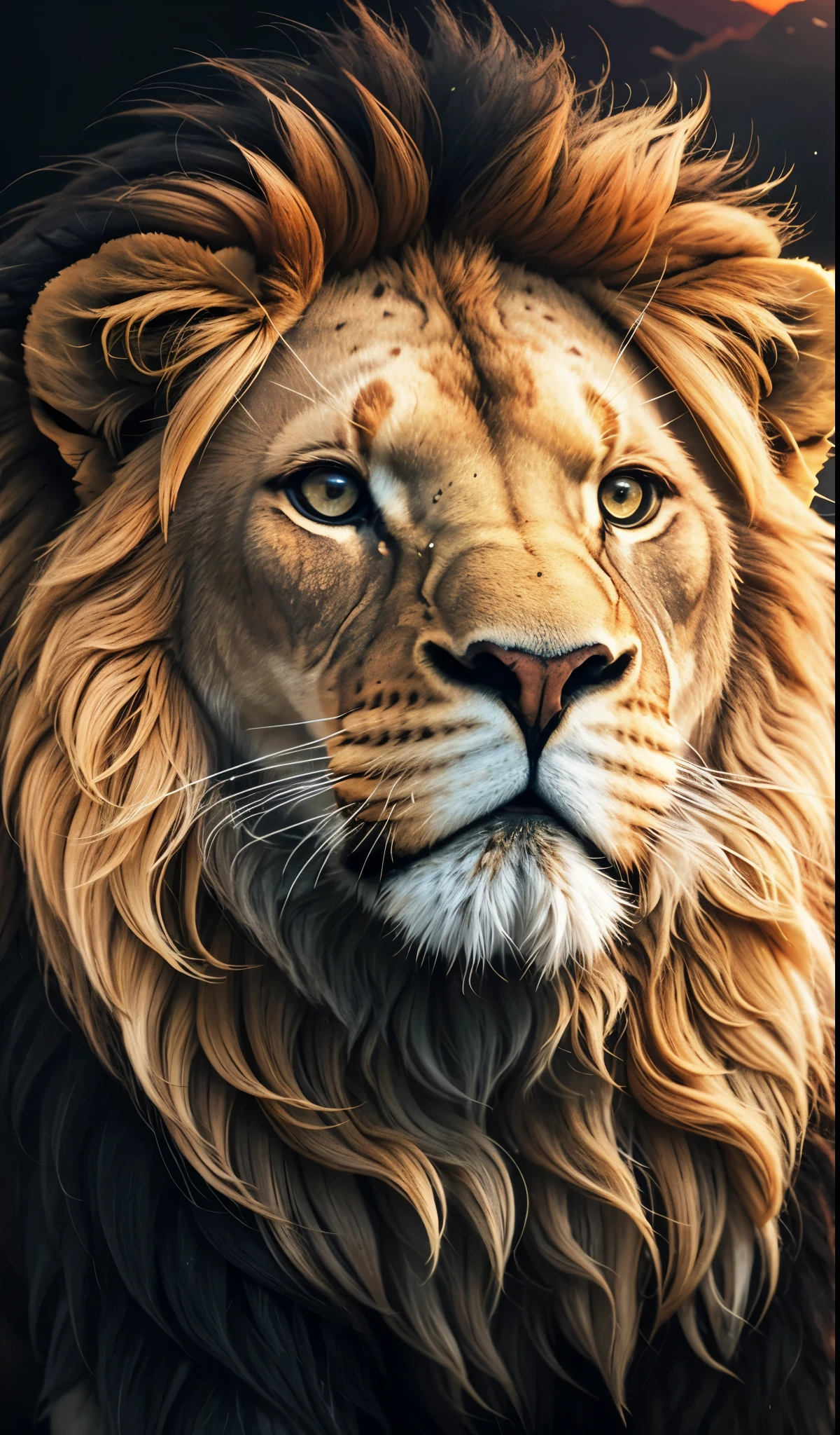 lion, Divine lion, naturais, Natureza, Natureza, Linda, Rendering, Fotorrealista, UltraHigh definition, 4K, texturasdetalhadas, thunder, sombras detalhadas, cores detalhadas, por do sol, sol se pondo, sunset, Natureza Linda, Grande Divino, por do sol, contraste detalhado, Contraste realista, high resolution, cores detalhadas, fogo, eletricidade, divina criatura, 8k, Realista detalhado, 16K, 8k, High definition, contraste detalhado, Contraste realista, high resolution, cores detalhadas, fogo, eletricidade, divina criatura, 8k, Realista detalhado, elegante,