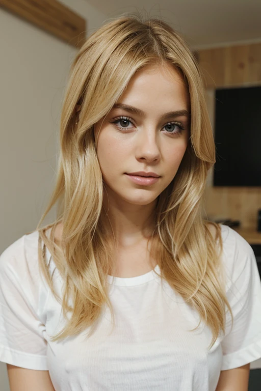 Real blonde girl