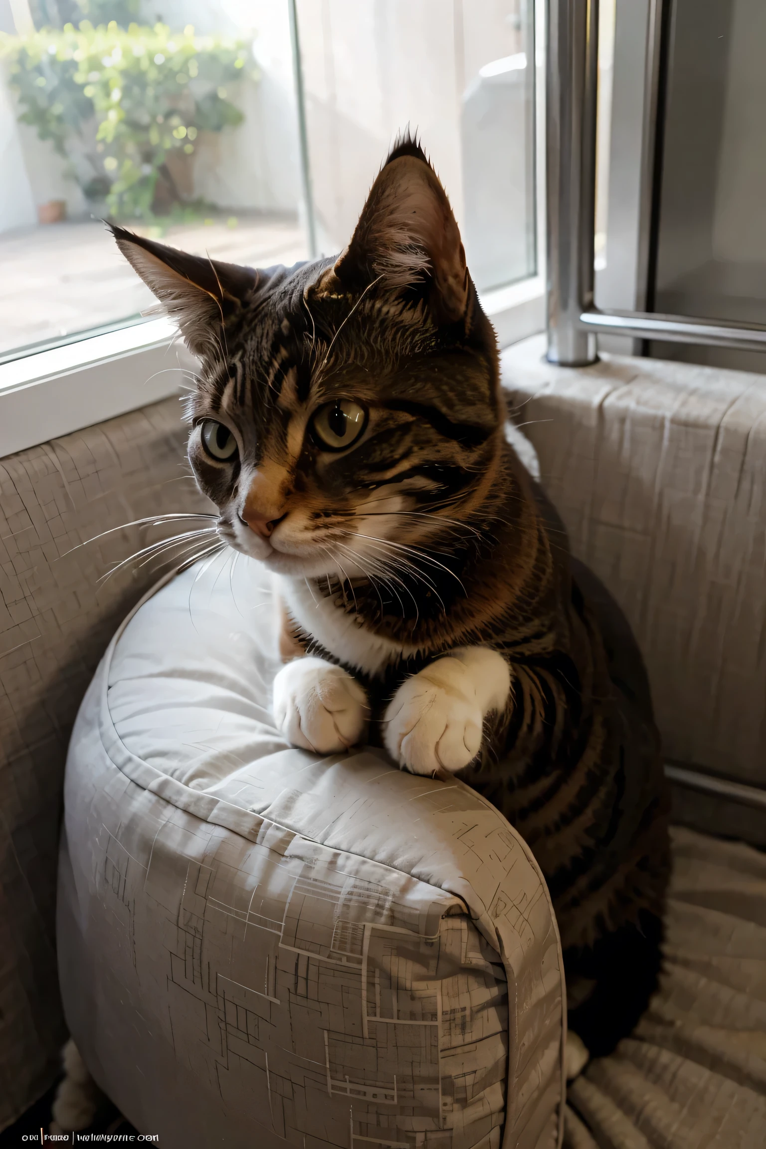Funny cat eating