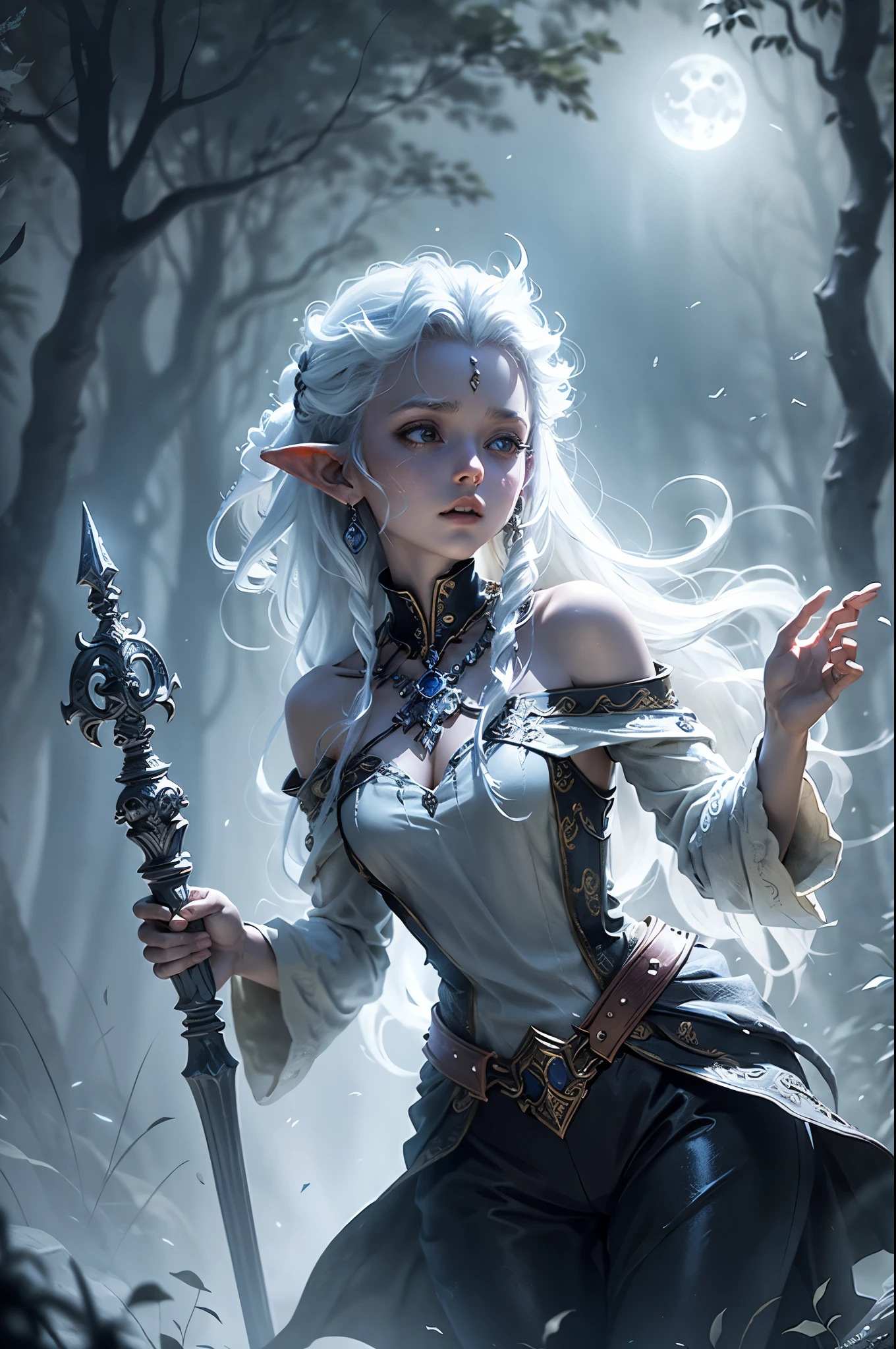In the ancient realm of Eldoria, where magic hummed through the veins of the land like a melodic symphony, a young sorceress named Aria embarked on a perilous quest. Equipped with her staff of obsidian and a heart burning with resolve, she ventured into the hauntingly beautiful Forest of Whispers, where whispers of ancient prophecies echoed through the air.
This enchanted forest was a labyrinth of trials, testing both Aria's wit and courage. She encountered various creatures, from the ethereal Skeleton King who ruled the forest under the light of the full moon, to the mischievous goblins