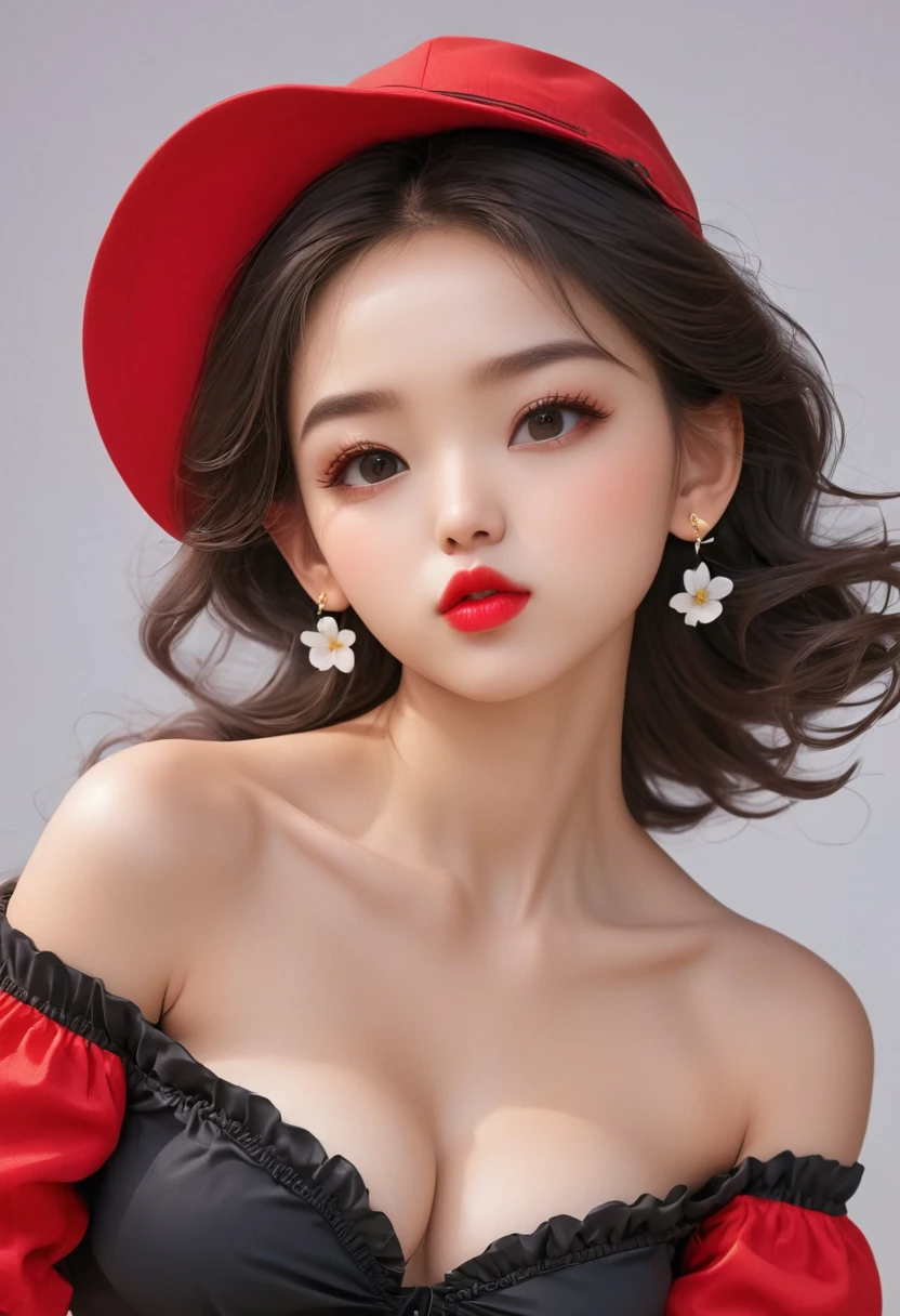 Divide Ratio : 1,1,1 Base Ratio: perfect dynamic composition:1.2,beauty(mixed girl)(kaguya otsusuki:0.9)(hinata hyuga:0.1) in (Intricately detailed photo of a ((18-year-old))),((photorealistic)),((Hyper realistic)),((sharp focus)),(highest resolution),(the most absurd quality),(masterpiece),((natural, soft lighting during the day)),supermodel,((best high quality real texture skin)),(Highly quality texture hair),(curly black hair(red highlights))Intricately detailed:1.44)),(perfect proportions),(anatomically correct),((perfect female body)), muscular body(slim waist)(six pack abs)(ripped muscle full body),((firm absurd size full breasts:1.2)), huge breasted, huge breasted, huge breasted, slim face,beautiful cheekbones,((long legs)),(slim-muscled body),(Super beautiful face),(realistic face),(highly detailed face),absurd,(Intricately detailed eyes),(tired and sleepy and satisfied:0.0),a woman's eye with a digital rendering,realistic eyes,perfect round eyes,finely detailed pupils,BREAK(brown_eyes),detailed lips,((red_lipstick)),(Detailed nose), slim waist, full body, micro mini skirt, black off-shoulder crop top, wet