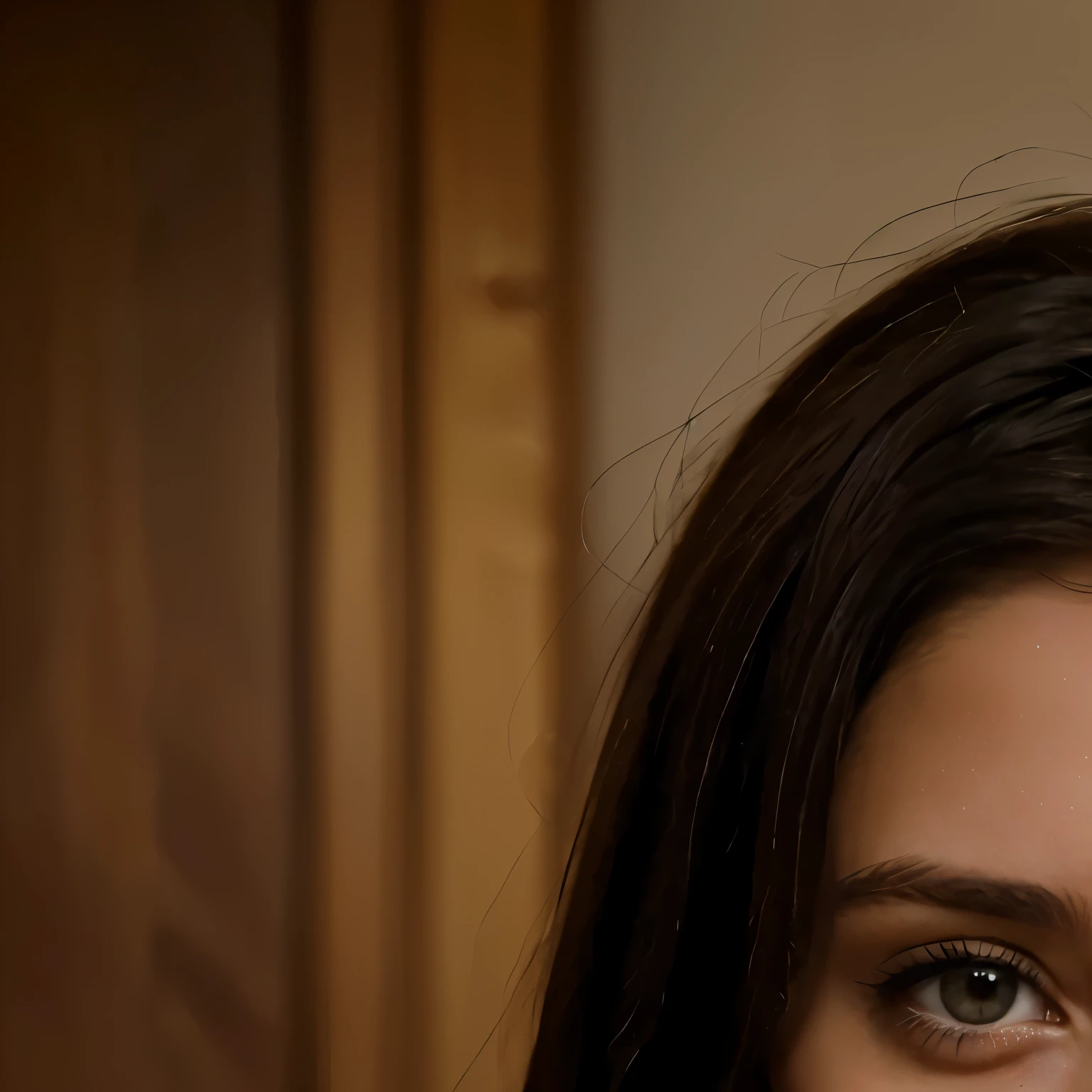 femme arafée avec de longs cheveux bruns et un haut de soutien-gorge noir, portrait doux 8 k, cheveux bruns et grands yeux, une belle jeune femme, moody lighting realistic face, beau jeune visage, An extremely beautiful face, Portrait de Sophie Mudd, portrait d'A beautiful model, photo d'une belle femme, jolie jeune femme, girl with dark brown hair, magnifique visage attrayant