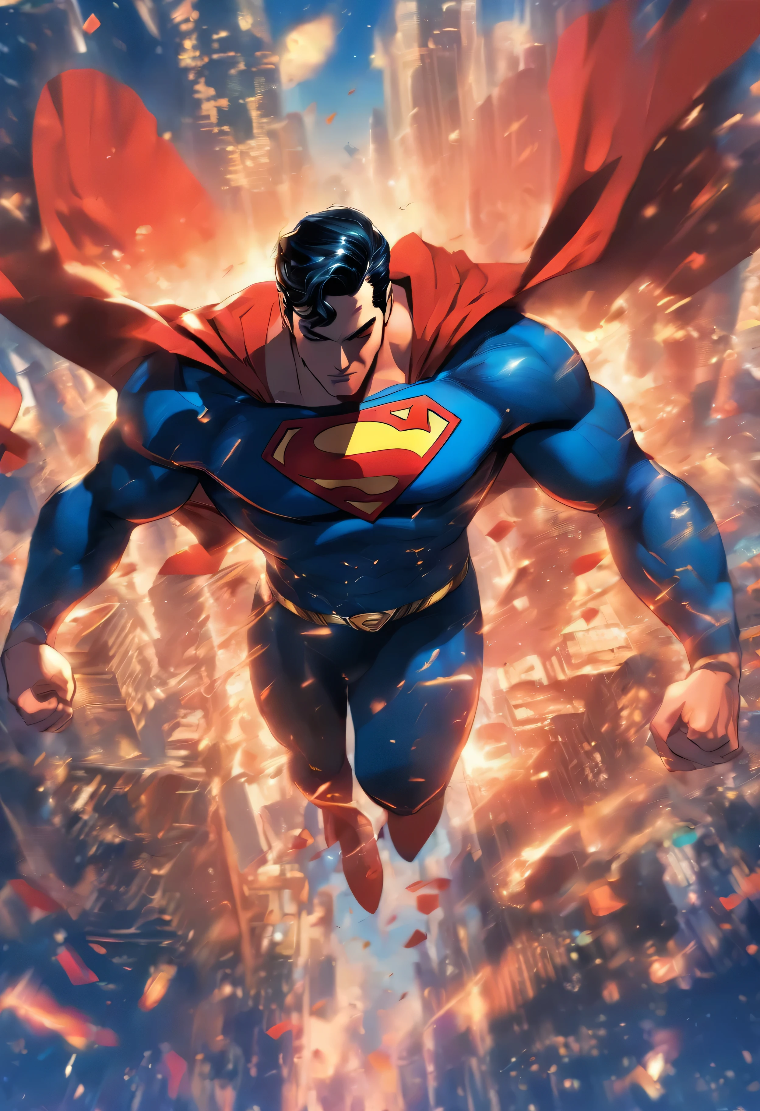 Superman em estilo deslumbrante