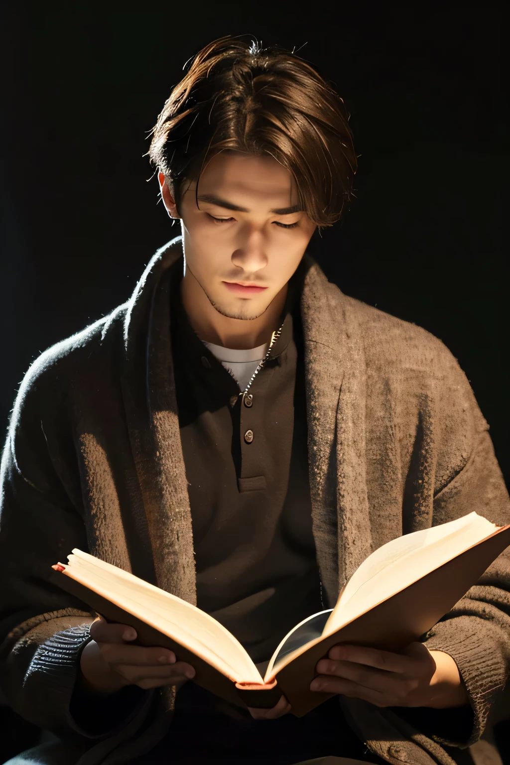 homme avec la bibles 