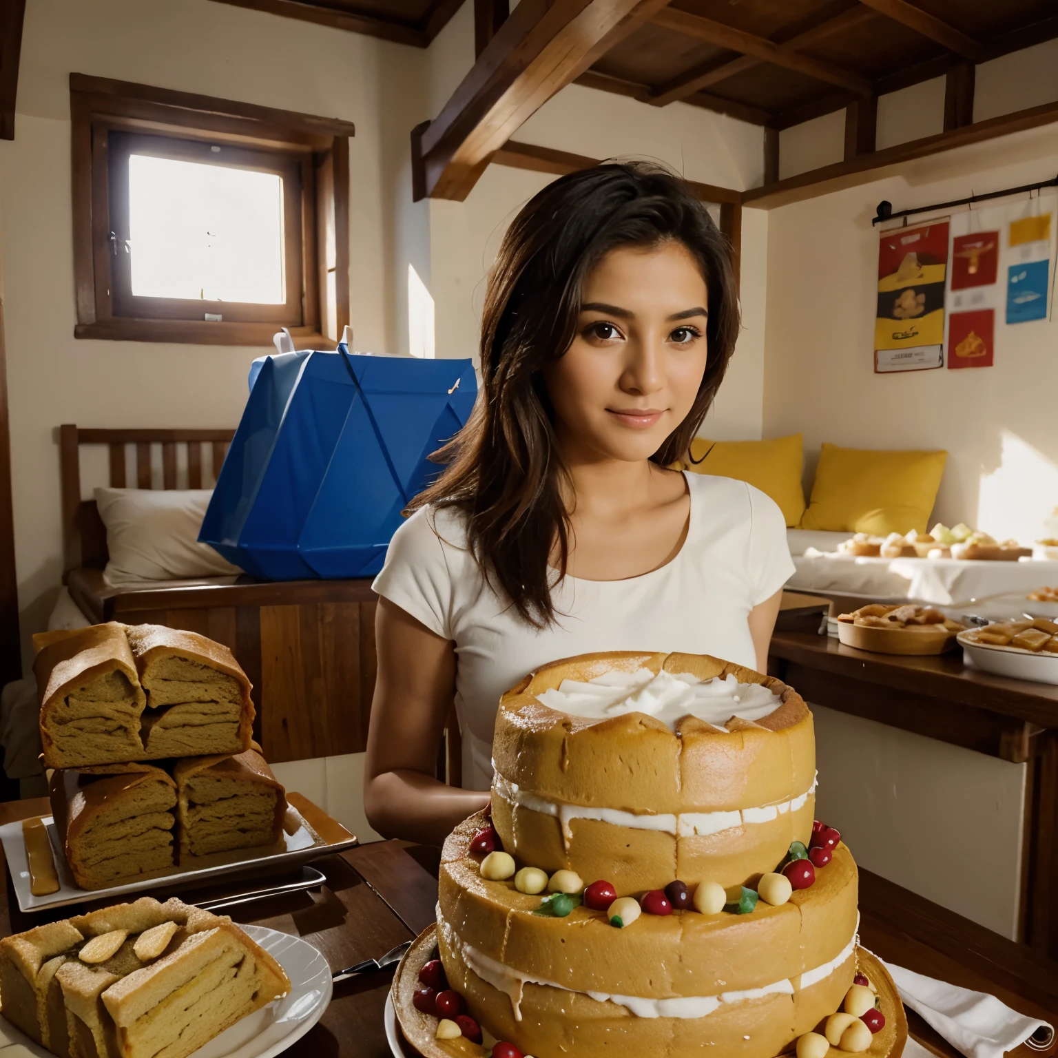 Volante de venta de pasteles 