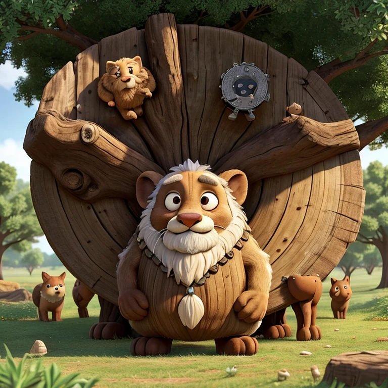 Arriving close to the Wise Old Oak, the animals explained the situation and asked for advice. The Wise Old Man looked at them kindly and said: "Dear friends, nature is asking us for a hug. She is scared and needs to feel our love and solidarity." Then, the animals hugged each other, forming a large circle around the tree.