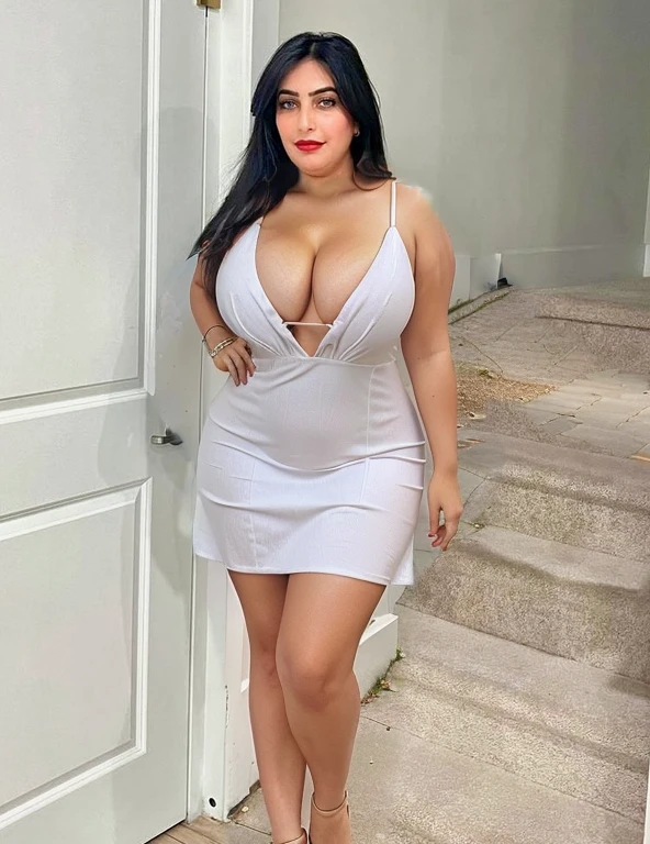 Black too Low cut Summer dress, curvy, medium breast size, low cut dress, short dress, cleavage, slutty dress, original