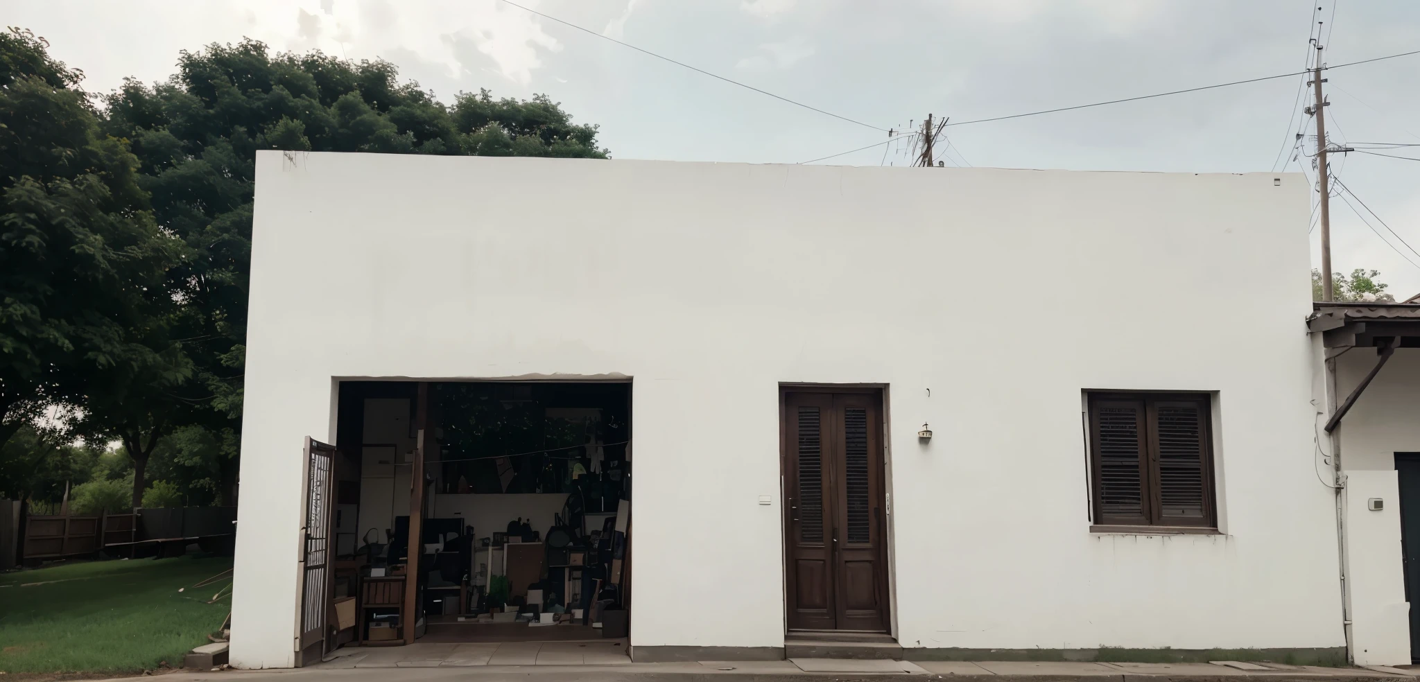 Front view of a house, cinematic quality,8k