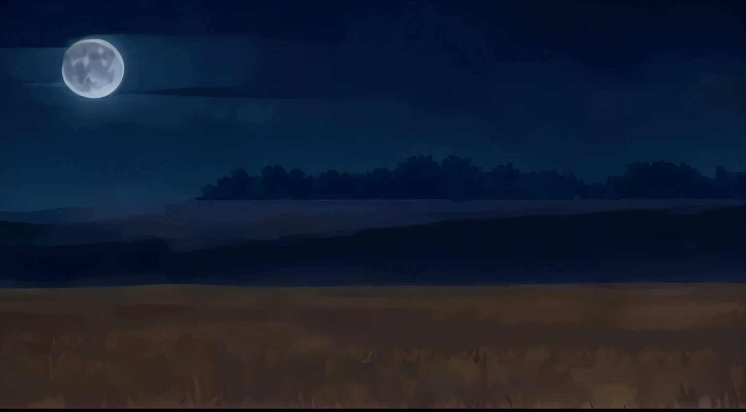 HD The Lone farmscape at night Rev Animate style