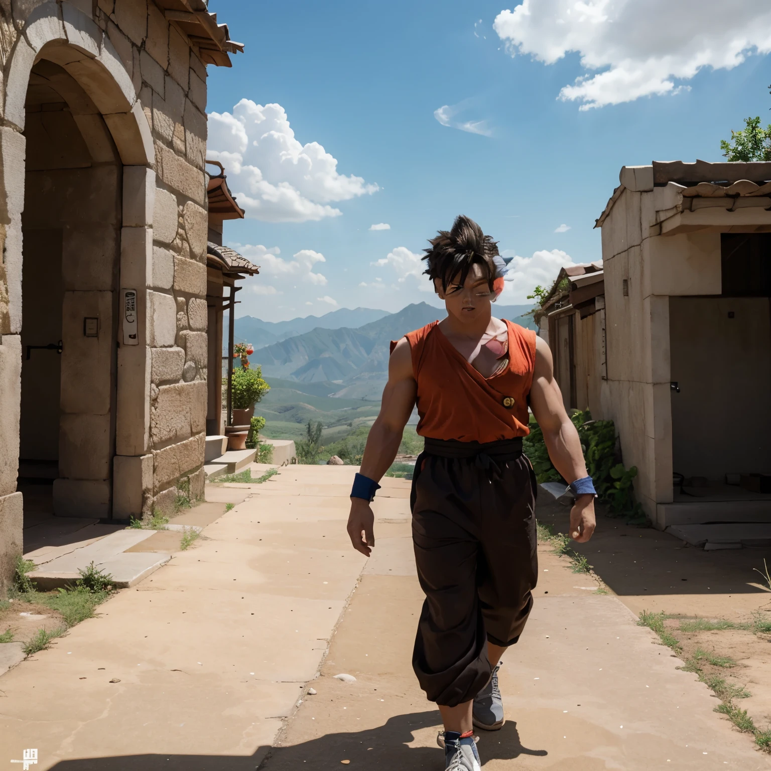Goku enters Mario&#39;s world and meets me and I say my name is Henrique