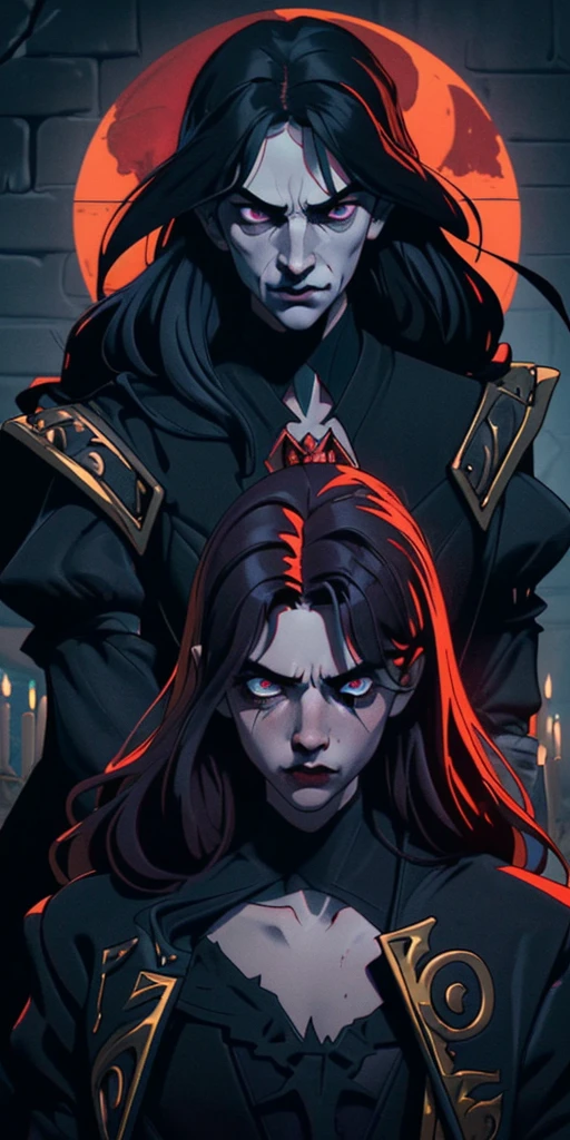 You are invited to delve into the mind and experiences of Alucard, unraveling the nuances of his dark duality. Write a narrative that delves into Alucard's internal conflict, exploring his feelings, motivations, and challenges as he navigates through Dracula's Castle.
Bring to life the key moments of Alucard's story, such as his awakening from a long slumber, encounters with other characters, discovery of new abilities, and battles against dark creatures. Explore his relationship with his father, Dracula, and the consequences of his cursed heritage.
Alucard is a skilled warrior, capable of wielding a variety of weapons and magic. Describe his epic battles against powerful enemies and how he faces the obstacles that arise in his path.
Furthermore, delve into Alucard's reflections on his own identity and purpose. How does he deal with his dark side and the temptation to embrace his vampiric lineage? How does he balance his quest for redemption with the need to protect the innocent?
As the narrative unfolds, you can explore themes such as redemption, duality, morality, and the power of choice. Develop the gothic and dark world of Dracula's Castle, creating an immersive atmosphere filled with mysteries.
Capture the complexity of Alucard's character, his internal motivations, and the evolution of his journey. Leave room for surprising twists and emotional moments that define this iconic figure from the game.
Bring Alucard and his dark duality to life, transporting readers to the world of Castlevania: Symphony of the Night as they delve into the rich psychology and adventures of this captivating character.