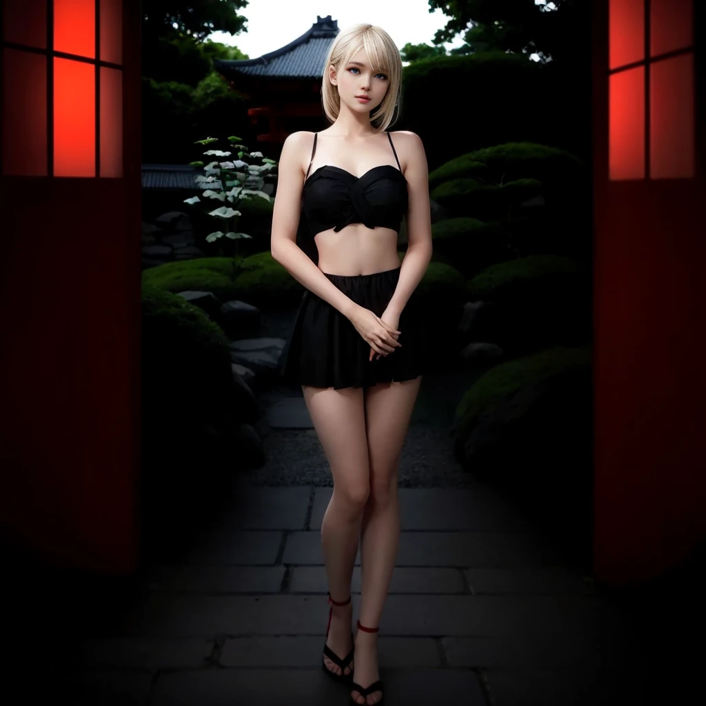 Marie Rose, light blue eyes, (best quality, ultra-detailed), (realistic:1.37), beautiful and detailed face, ultra-realistic texture, delicate face, delicate body, red lipstick, bright colors. High definition, 8k. athletic body