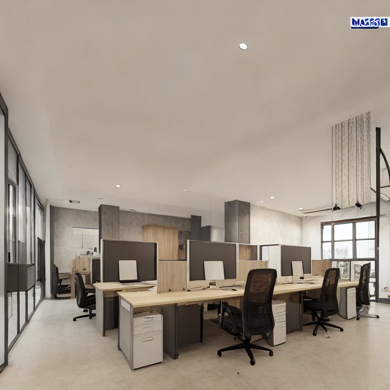 (masterpiece, best quality:1.2), KTH Industry - Morden Office, 1 office, day live, realistic light, 12 giờ trưa