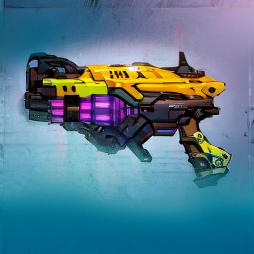 (Guy manga style), Shock gun , Revolver