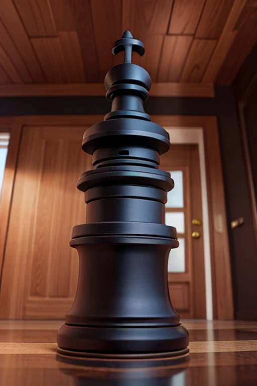 create a house looking like a chess pawn piece
