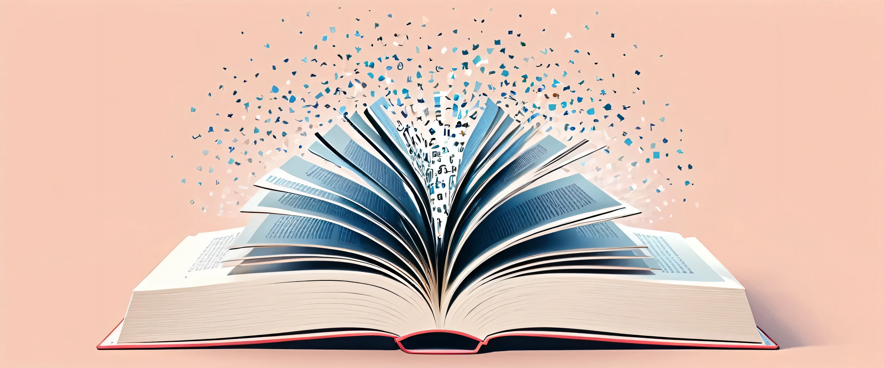 Generative ai illustration of The Book Day concept of education and learning