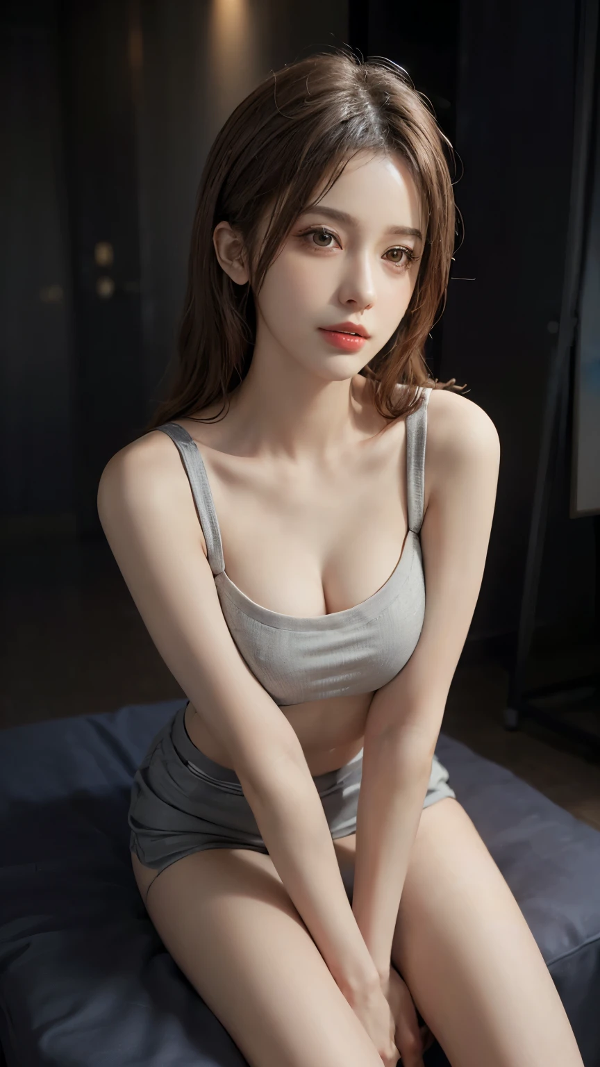 (RAW photos,8K,tmasterpiece,A high resolution,extremly intricate)(realisticlying:1.4),Cinematic lighting Delicate girl with facial features
1 Girl, Single focus, Full body like,Summer noon, Playing the Basketball,thermography, 1990's\(styled\),White skin,(Bigchest,cleavage), (Best quality), (A high resolution), (An extremely delicate and beautiful),,(Beautiful 8k face),(Brown eyes),(Ulzzang-6500:1.0),(Large breasts),(NBA),(Basketball sportswear),((Play basketball)),((gymnasium)),((Speed)),(reality),(jiayi:1.5), closeup cleavage, tmasterpiece, best qualtiy, RAW photogr, realisticlying, the face, Incredibly Ridiculous res, beuaty girl, adolable, short detailed hair, depth of fields, A high resolution, ultra - detailed, finedetail, The is very detailed, Extremely detailed eyes and face, Sharp pupils, realistic pupil, tack sharp focus, cinmatic lighting half naked